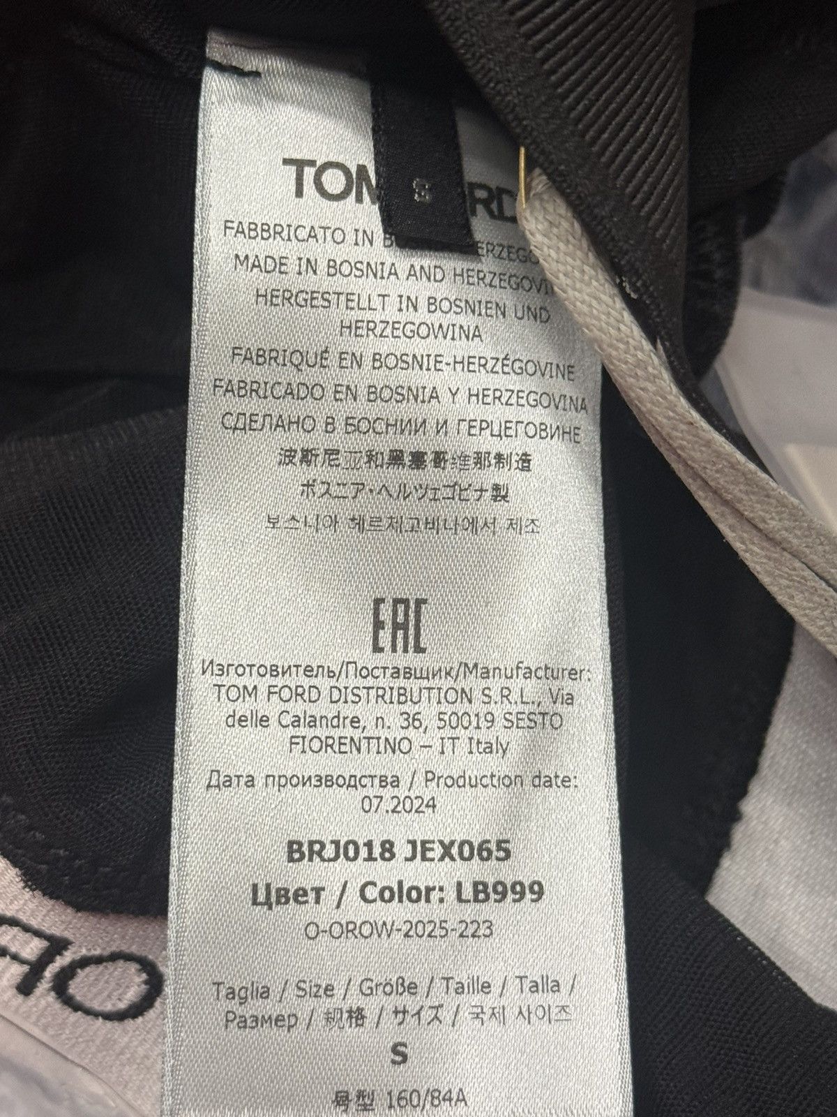 Tom Ford TOM FORD Jersey top Size S / US 4 / IT 40 - 22 Thumbnail