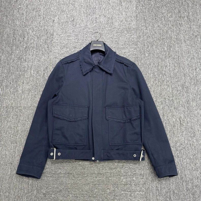 Dior Dior Old flower belt denim jacket Size US S / EU 44-46 / 1 - 1 Thumbnail