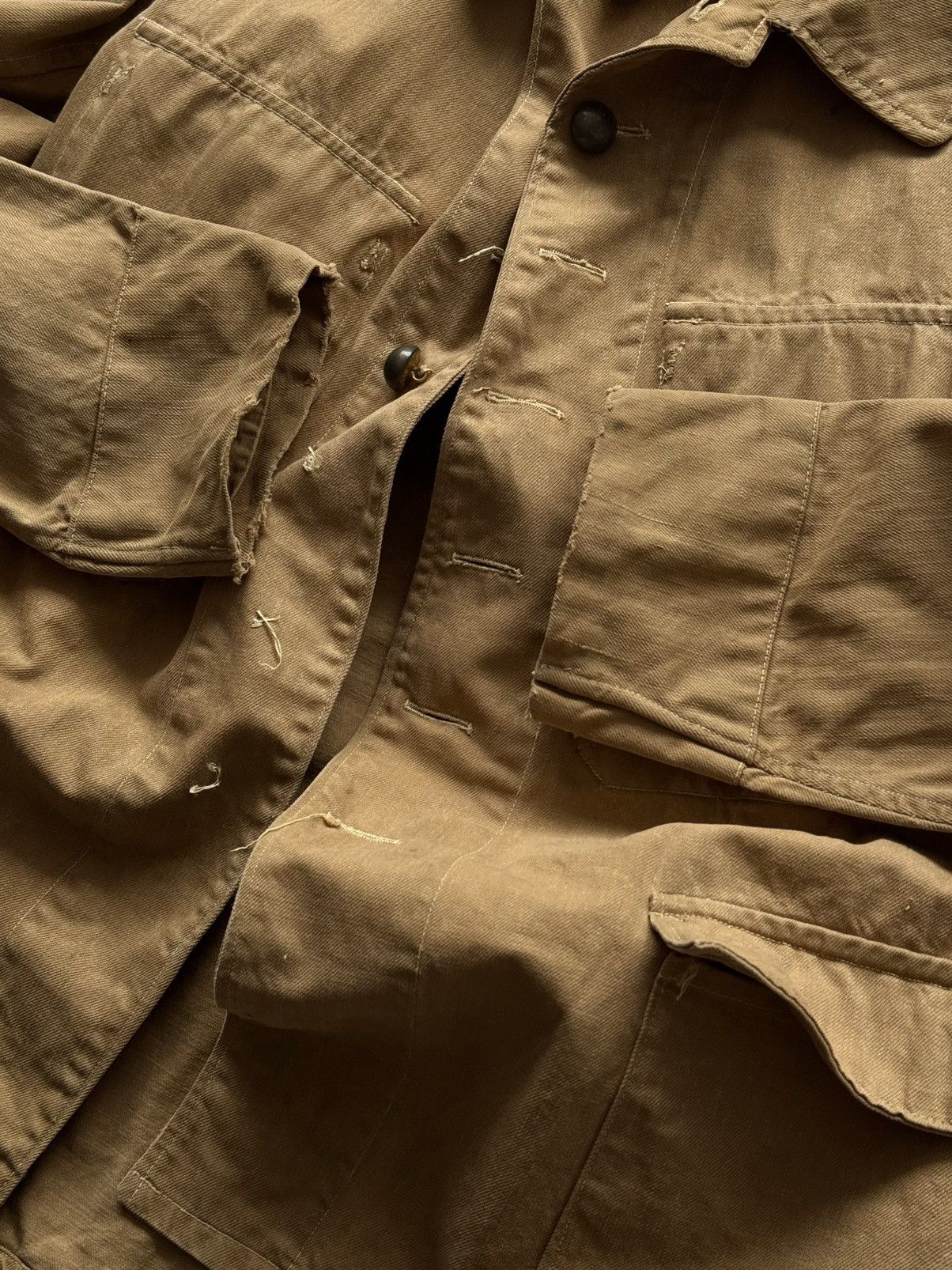Vintage 1930s French Army M38 Bourgeron Jacket Size US M / EU 48-50 / 2 - 5 Thumbnail