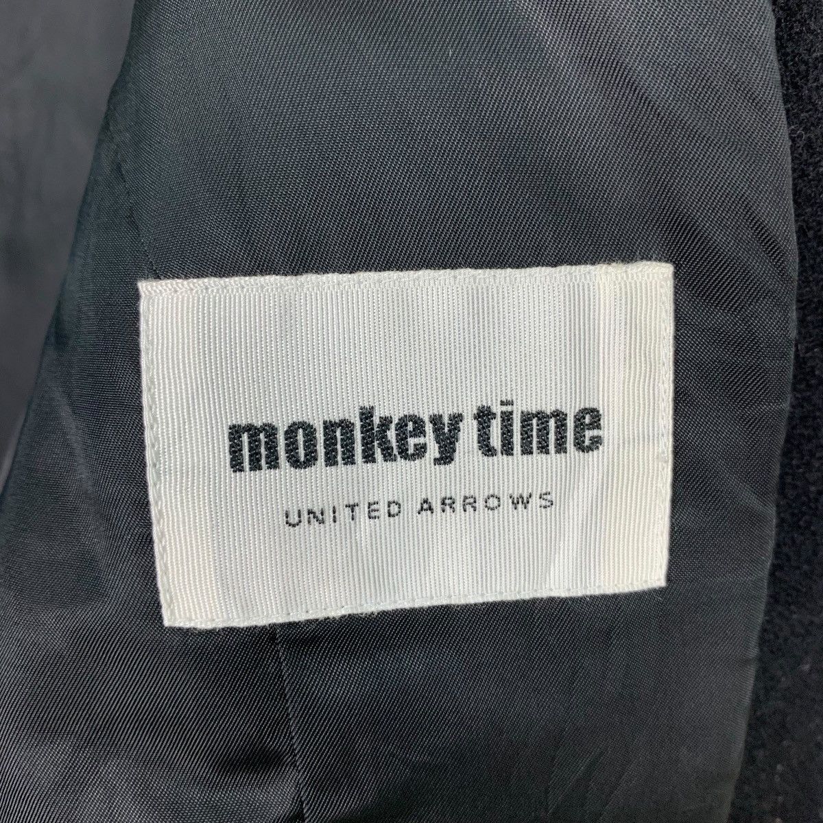 monkey time MONKEY TIME United Arrows Black Wool Jacket #0997-C44 Size US M / EU 48-50 / 2 - 15 Thumbnail