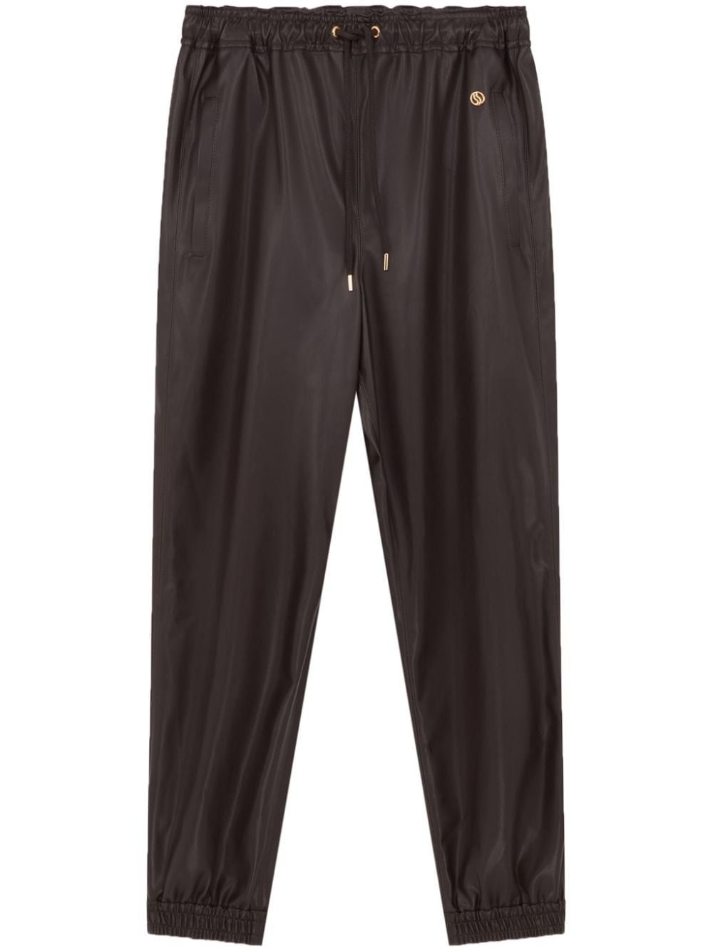 Stella McCartney FAUX LEATHER JOGGERS Size 27" / US 4 / IT 40 - 1 Thumbnail