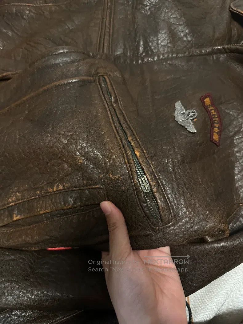 Schott Schott Flight jacket leather jacket Size US XS / EU 42 / 0 - 7 Thumbnail