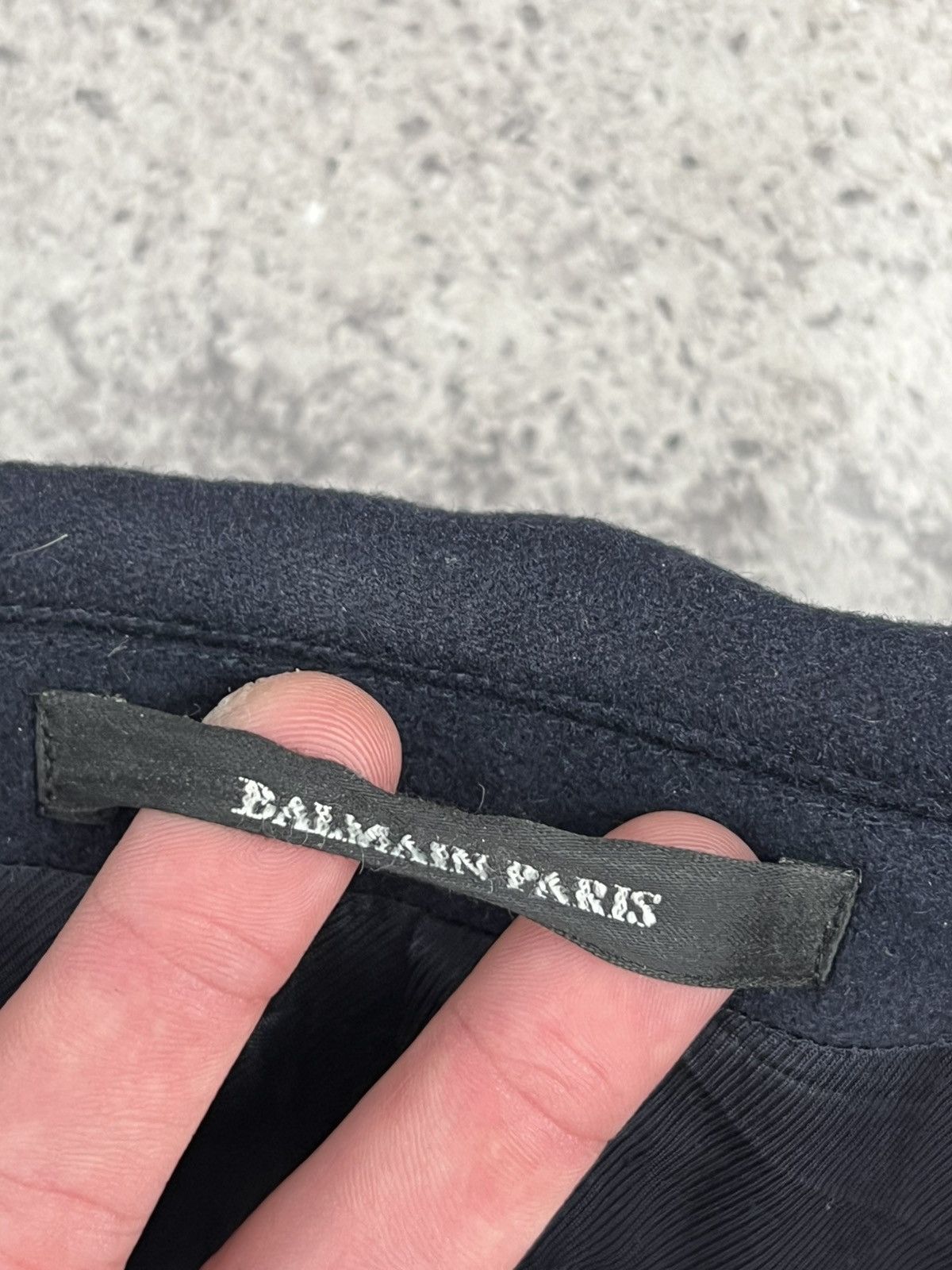 Balmain Balmain Wool Coat Luxury Vintage Jacket Size M Size US M / EU 48-50 / 2 - 8 Thumbnail