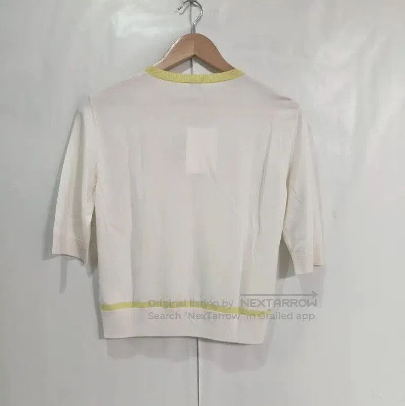 Loewe Loewe Summer White Wool Short Sleeve Tee . Size L / US 10 / IT 46 - 2 Thumbnail