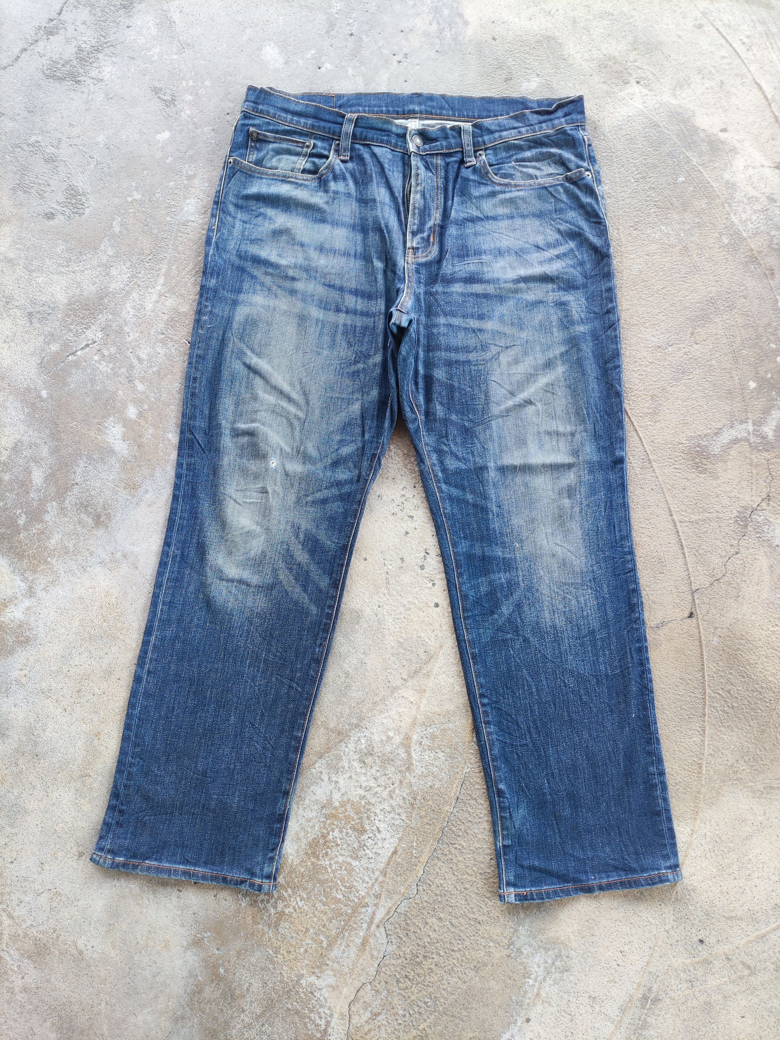 Japanese Brand × Jean W36 Vintage Japanese Jeans Distressed Faded Denim Pants Size US 36 / EU 52 - 2 Thumbnail