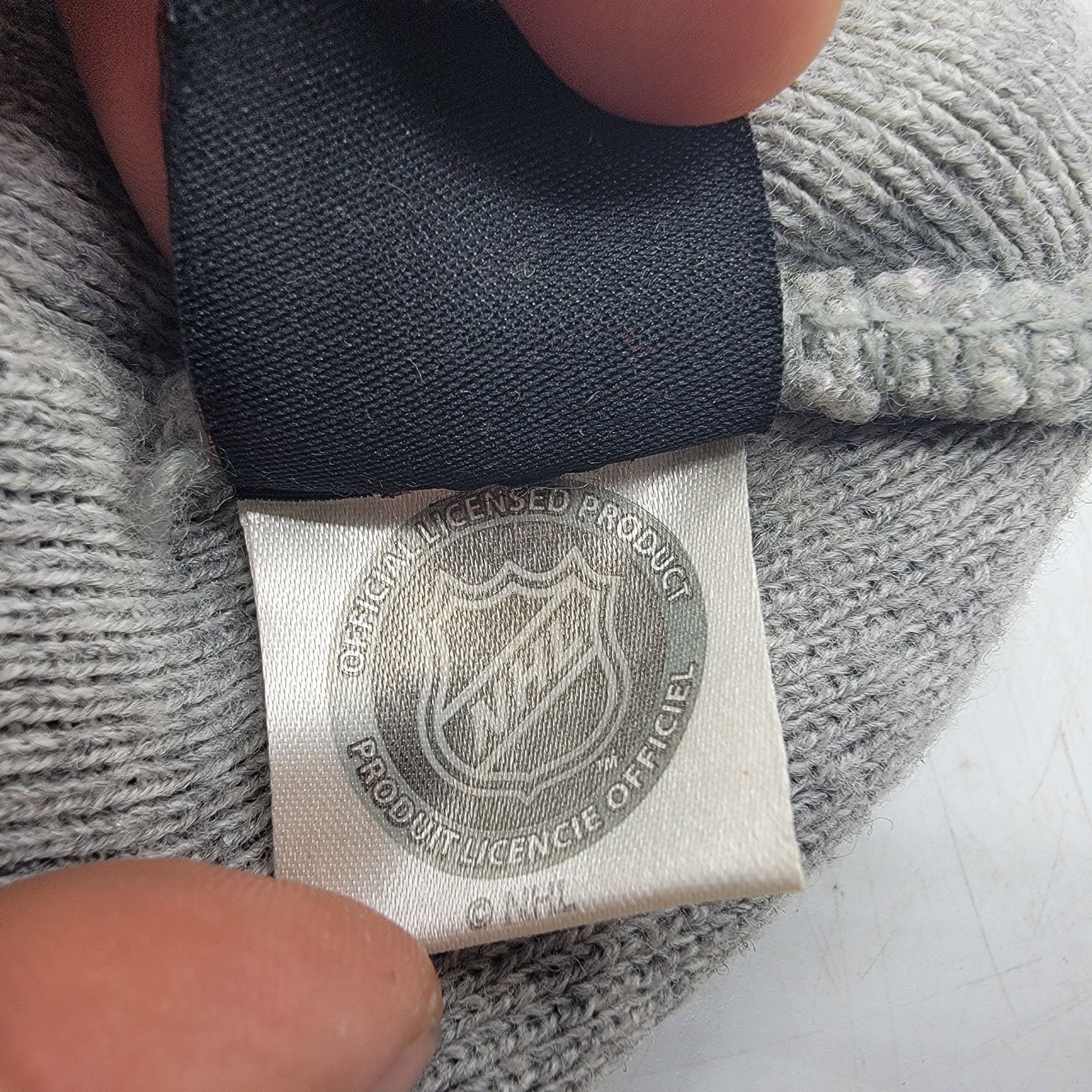 NHL Staples Center NHL Official Licensed Product Gray Beanie Wit Size ONE SIZE - 6 Thumbnail