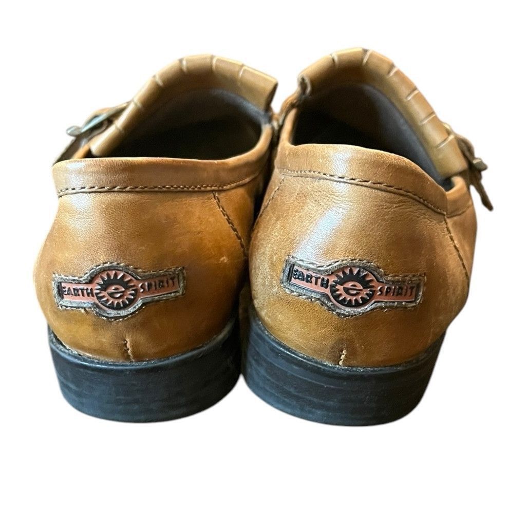 Vintage Y2K Earth Spirit Princeton Buckle Tassel Leather Loafers 7 Size US 7 / IT 37 - 5 Thumbnail