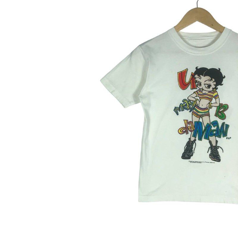 Cartoon Network Vtg 90s Betty Boot " U May B da Man, But I'm da Women" Tee Size S / US 4 / IT 40 - 3 Thumbnail