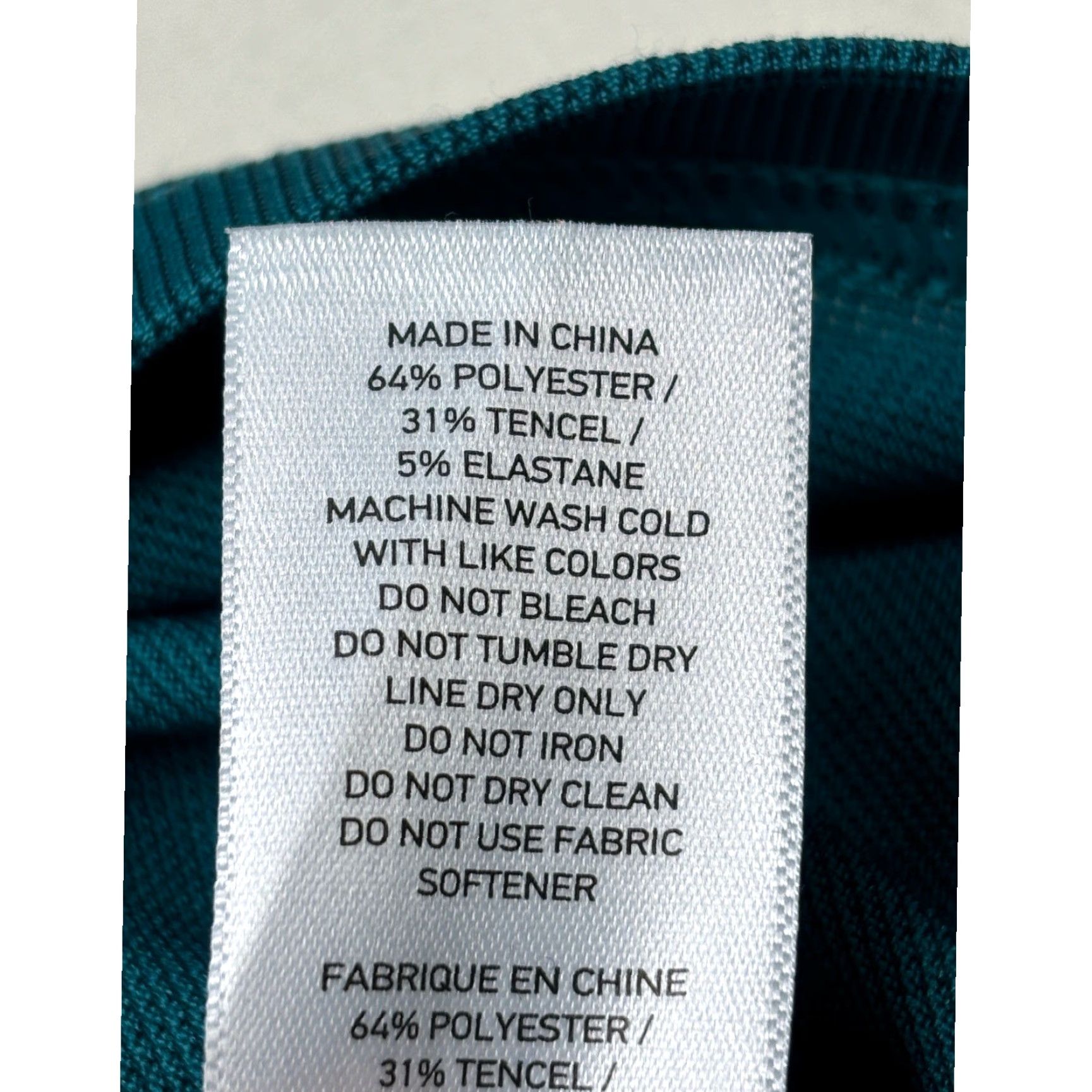 Rhone Rhone Long Sleeve Polo Shirt Men's M Teal Blue Athletic Top Golf Activewear Moisture Wicking Breathable Quick Dry Polo Shirt Mens Size US M / EU 48-50 / 2 - 5 Thumbnail