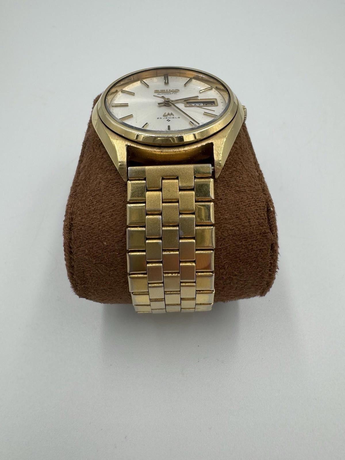 Seiko 1970s Seiko Lord Matic LM 56068050 Gold Automatic USC Etched Size ONE SIZE - 3 Thumbnail