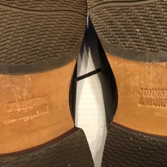 Johnston & Murphy JOHNSTON & MURPHY MEN'S LEATHER DRESS SHOES SIZE: 12 M Size US 12 / EU 45 - 8 Thumbnail