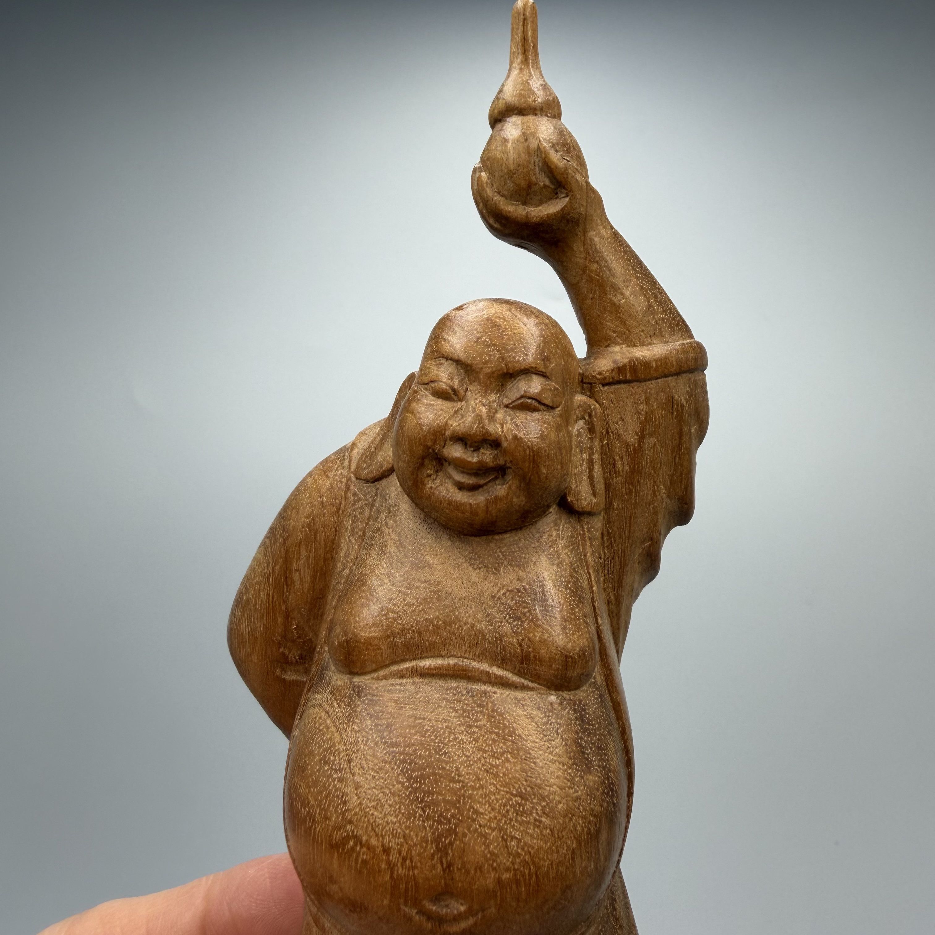 Vintage Vintage Laughing Buddha Hotei Figurine Symbol of Happiness Size ONE SIZE - 2 Thumbnail