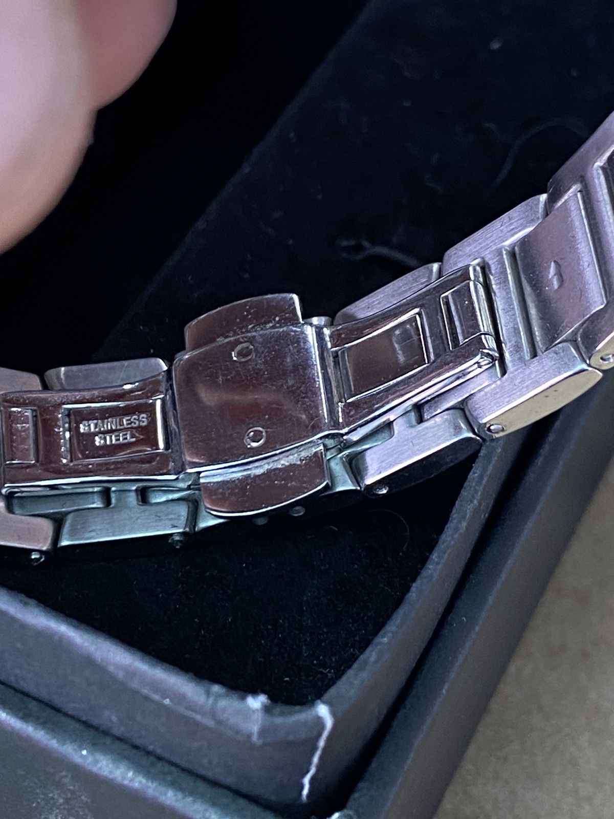 Jewelry × TCM × Vintage TCM Elegant Watch Stainless Steel Rhinestone Box Size ONE SIZE - 7 Thumbnail