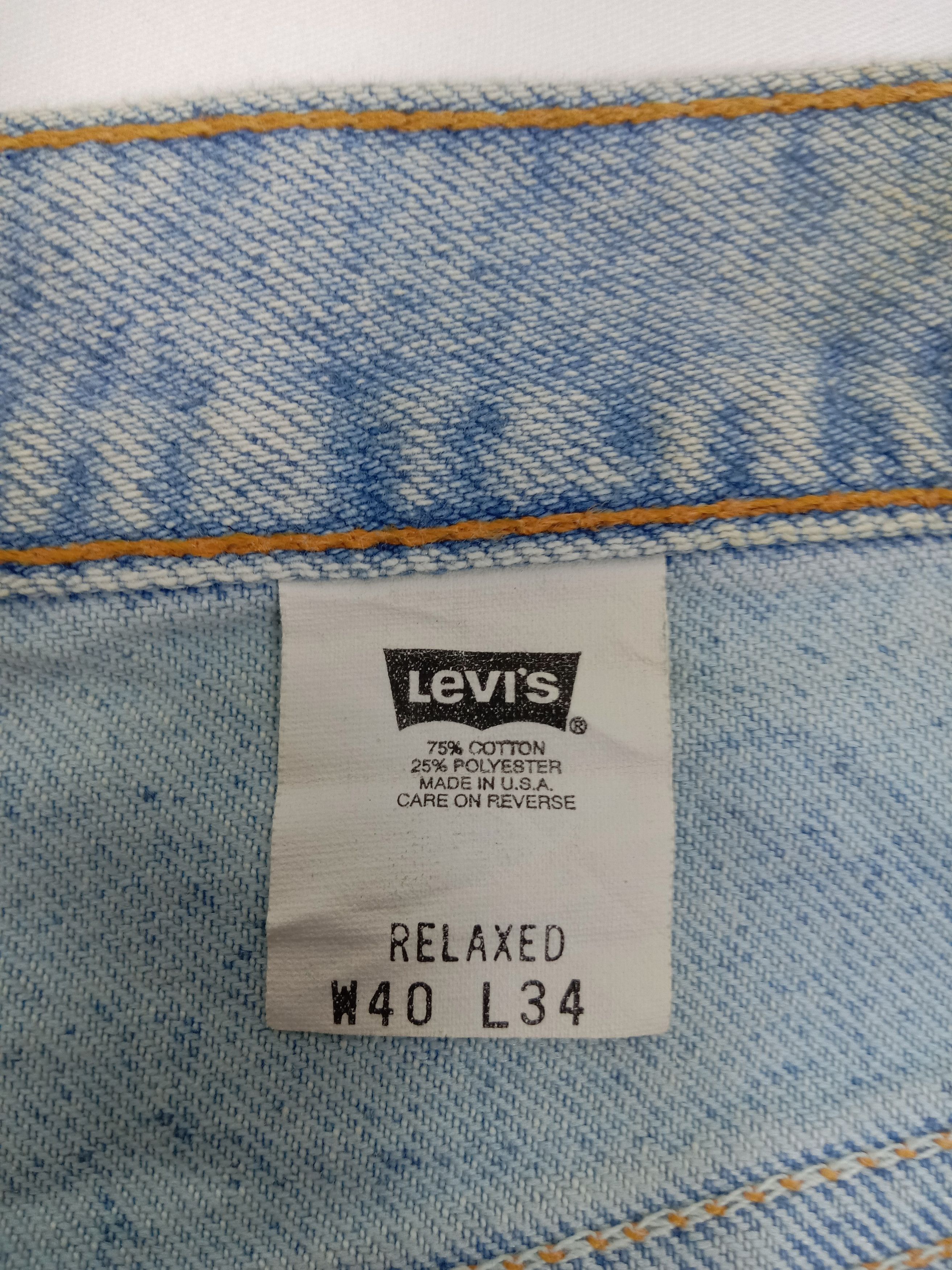Levi's Vintage 90s Levi's 540 Jeans Light Wash Relaxed Fit Denim Size US 39 - 13 Thumbnail