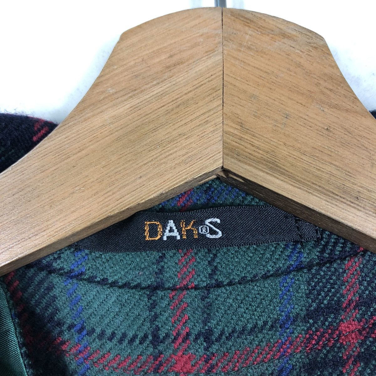 Japanese Brand 🔥Double Breast Wool Bomber Jacket Daks London Tartan Design Size US L / EU 52-54 / 3 - 18 Thumbnail