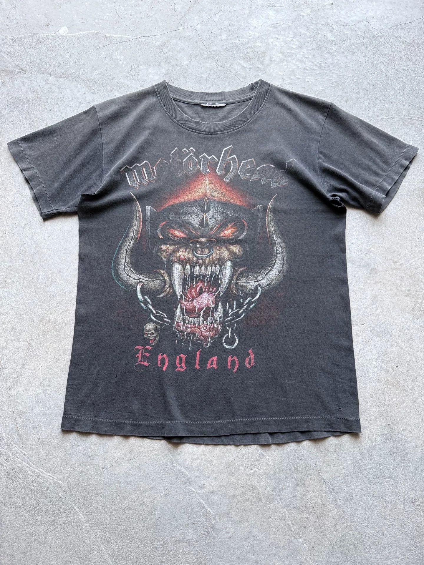 Vintage Vintage 90s Motor Head Band Tee Size US M / EU 48-50 / 2 - 1 Thumbnail