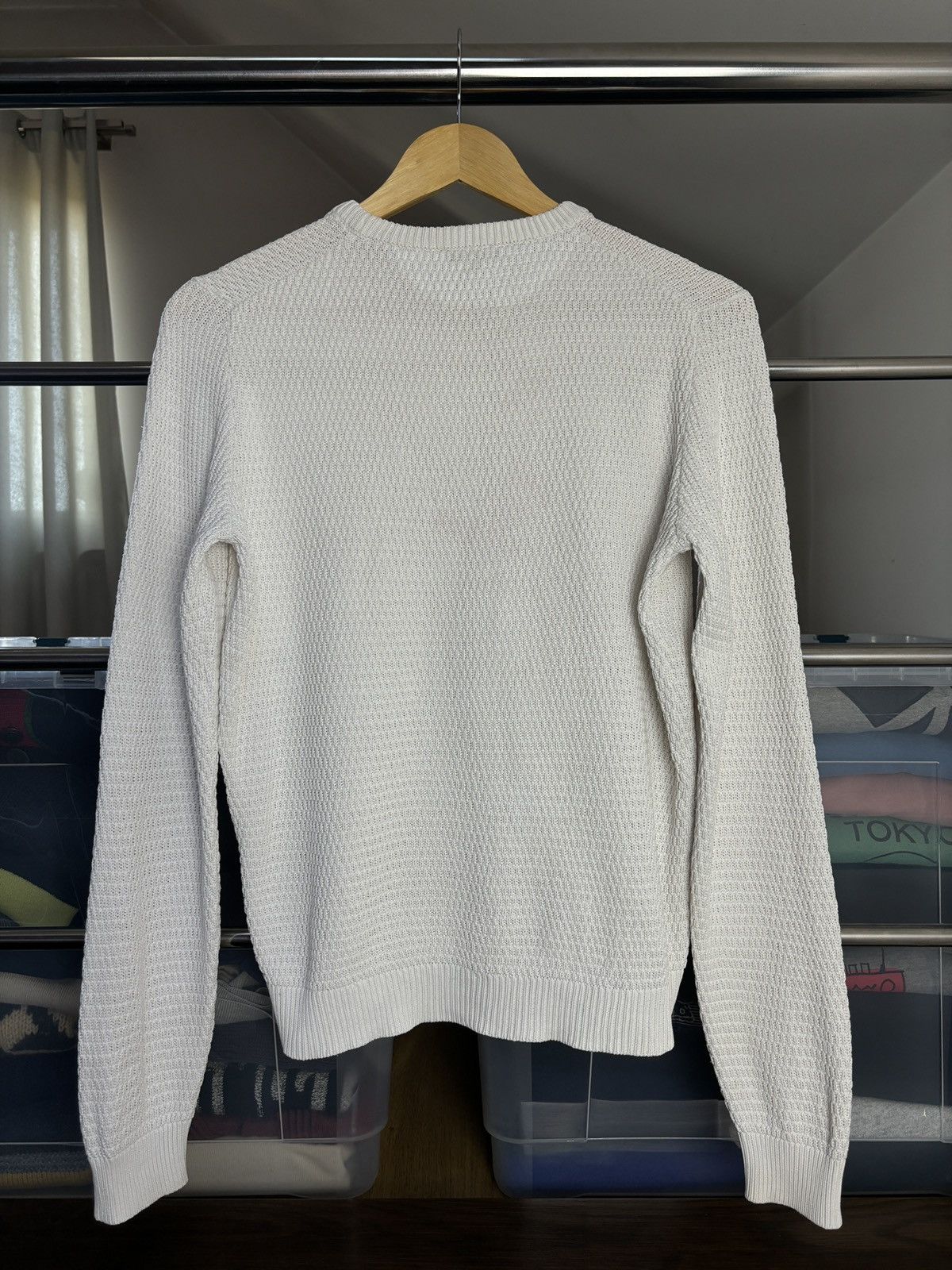 Kenzo Kenzo Paris White Knitted Tiger Sweatshirt Size M / US 6-8 / IT 42-44 - 4 Thumbnail