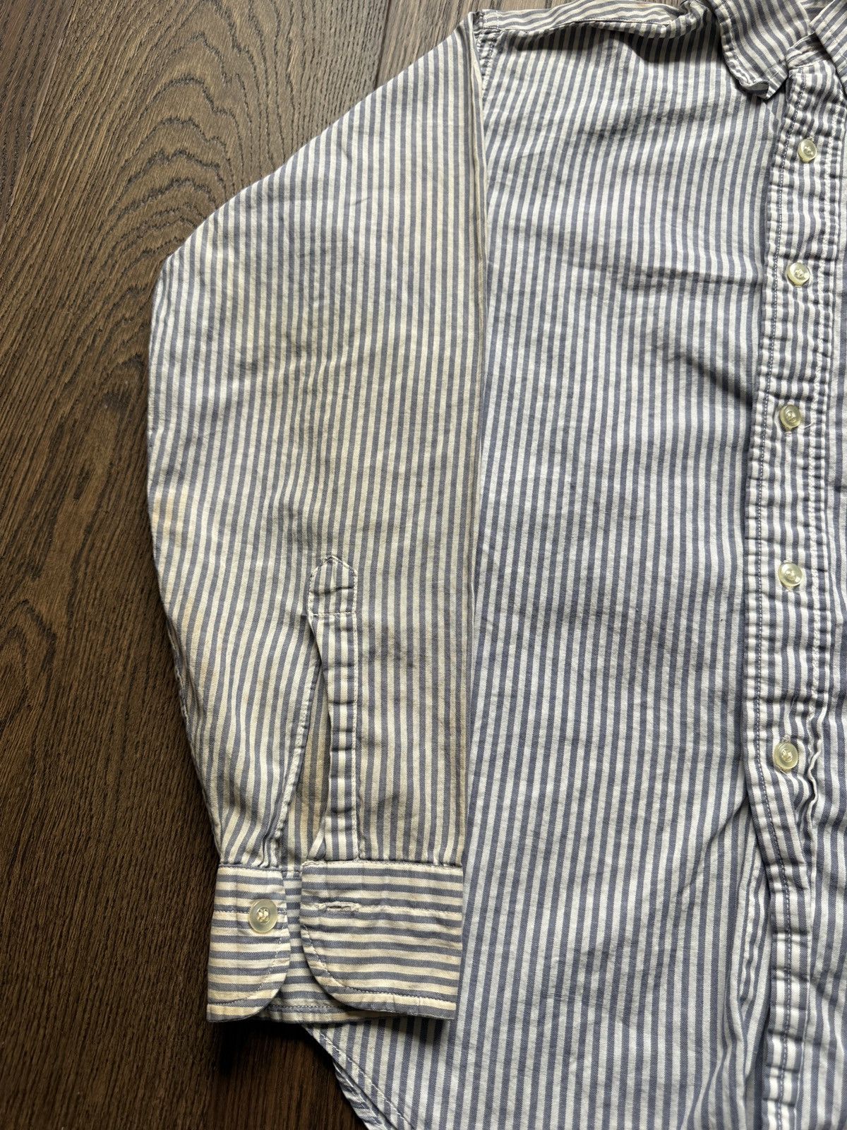Vintage Vintage 60s Sears Fraternity Prep Striped Button Down Shirt Size US XS / EU 42 / 0 - 5 Thumbnail