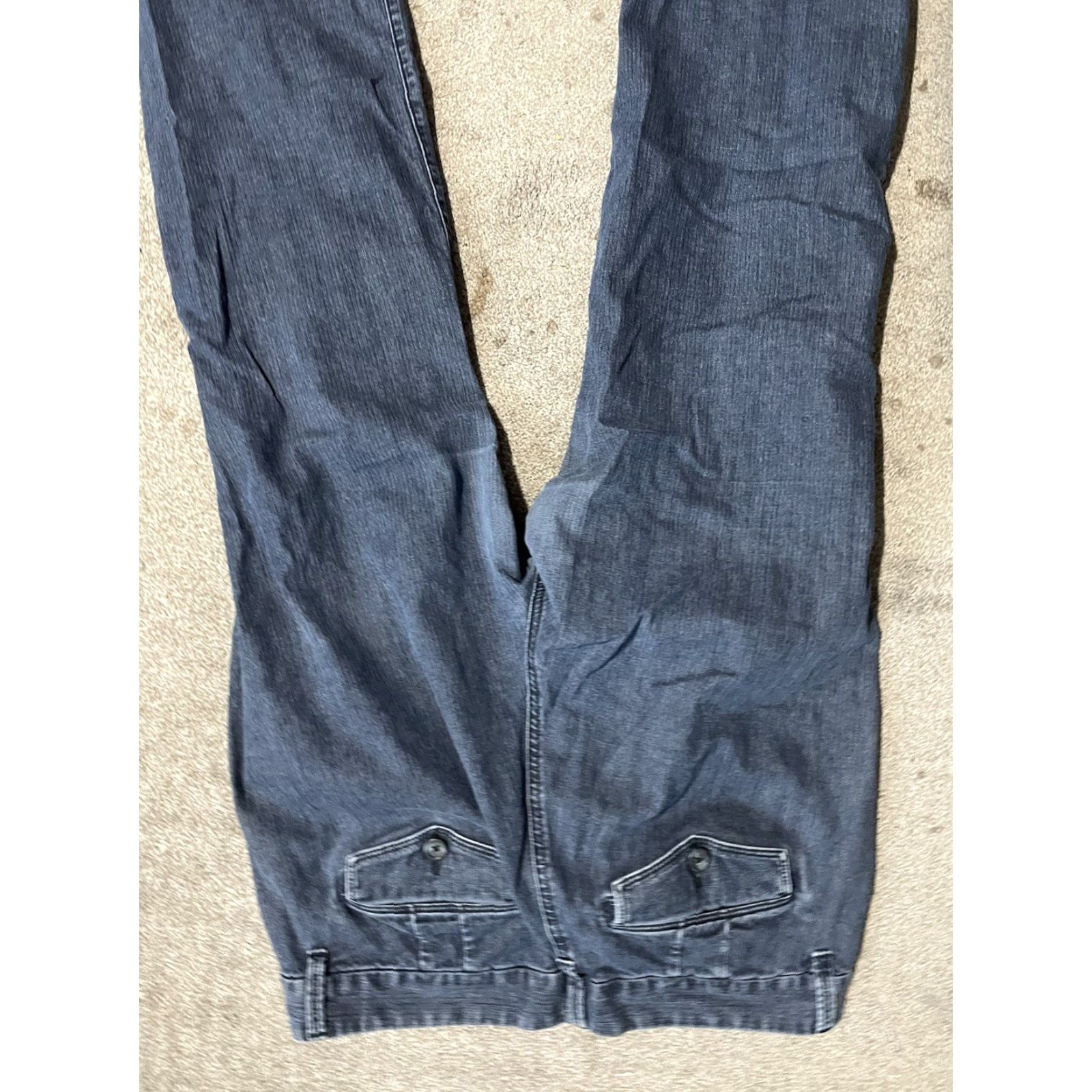 Loft LOFT Curvy Flare Jeans Dark Wash Size 12 Women’s Blue Jeans Regular - Lofts Curvy Flare, Denim, Pockets, Stretch, 32.5 Inseam, 6.5-8.5 Rise - Women Size 34" / US 12 / IT 48 - 4 Thumbnail