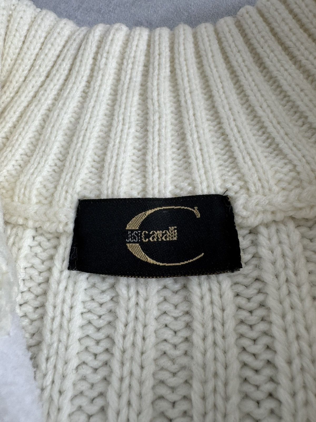 Just Cavalli Vintage Just Cavalli Knit Double Zip Wool Sweater Size S / US 4 / IT 40 - 6 Thumbnail