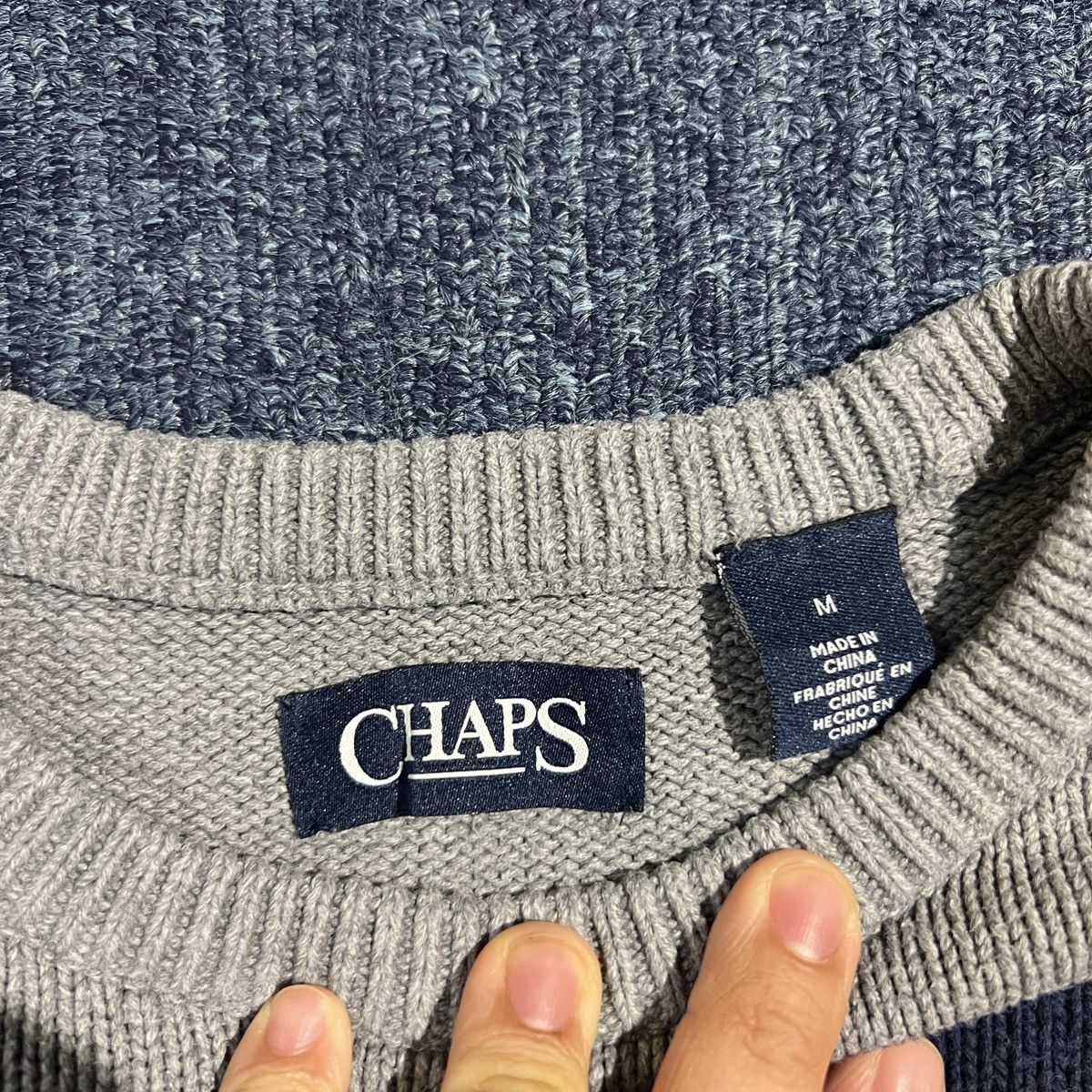 Chaps Vintage 00s CHAPS Striped Knit Sweater Size US M / EU 48-50 / 2 - 5 Thumbnail