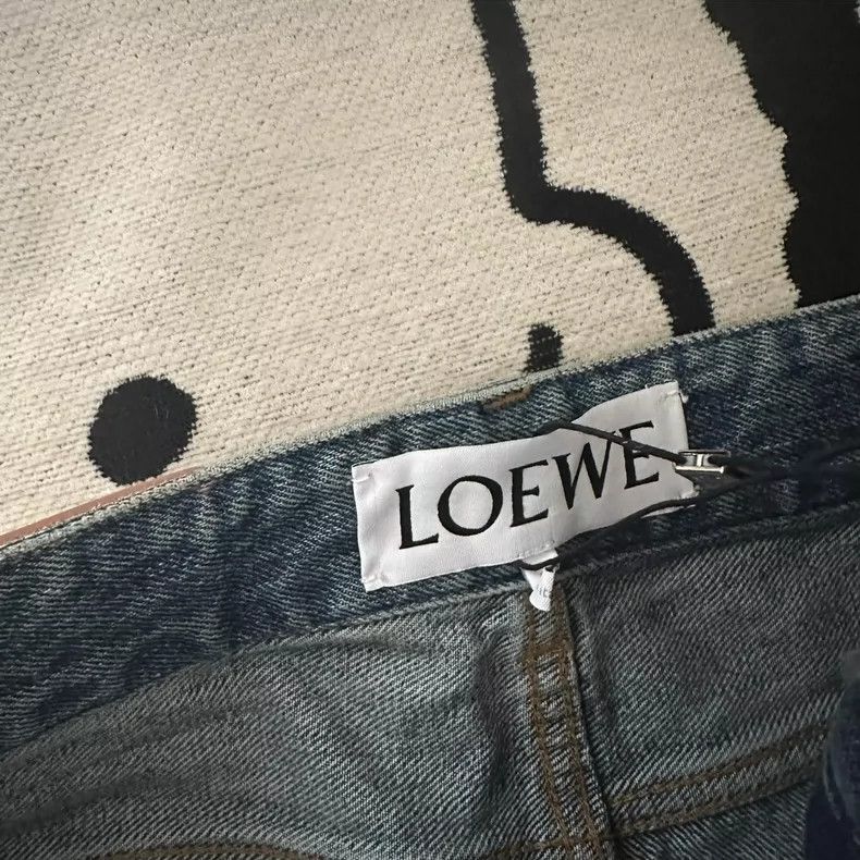 Loewe LOEWE Printed logo machete jeans Size 26" / US 2 / IT 38 - 3 Thumbnail