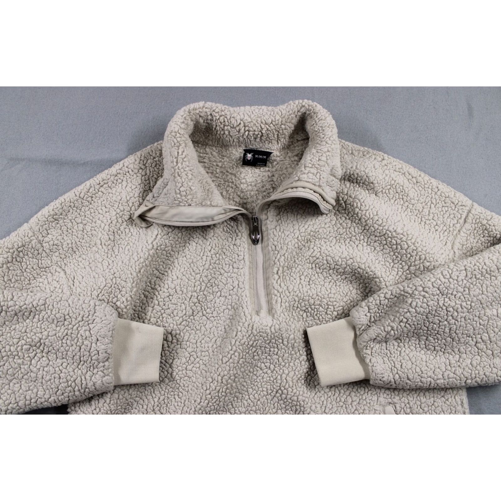 Spyder Spyder Jacket Pullover Mens Medium Gray Sherpa Fleece Half Zip Warm Winter Outdoor Size US M / EU 48-50 / 2 - 2 Thumbnail