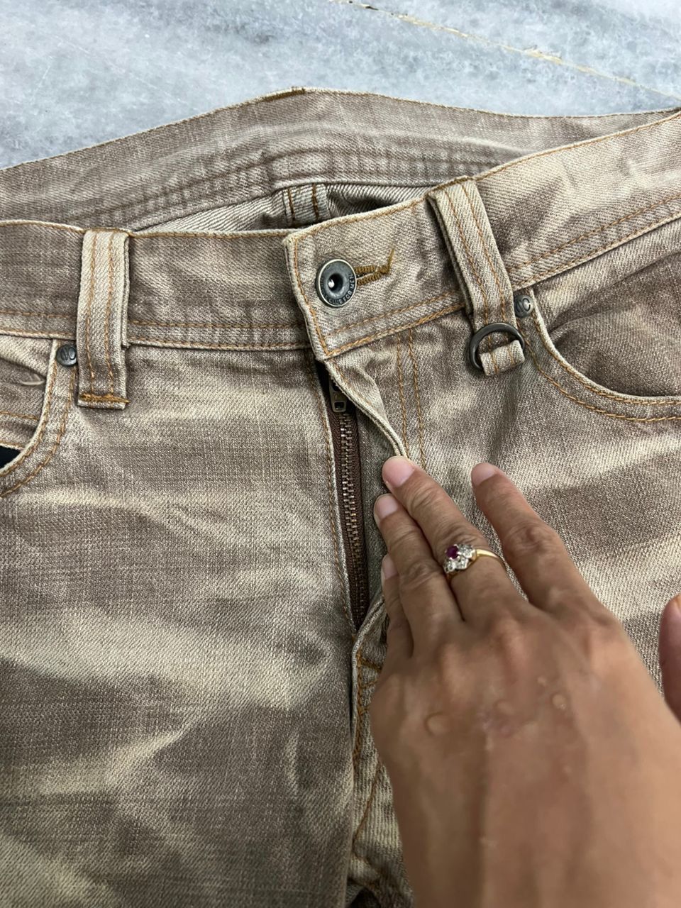 Nicole Club Nicole Club For Men Mudwash Denim Size US 33 - 7 Thumbnail