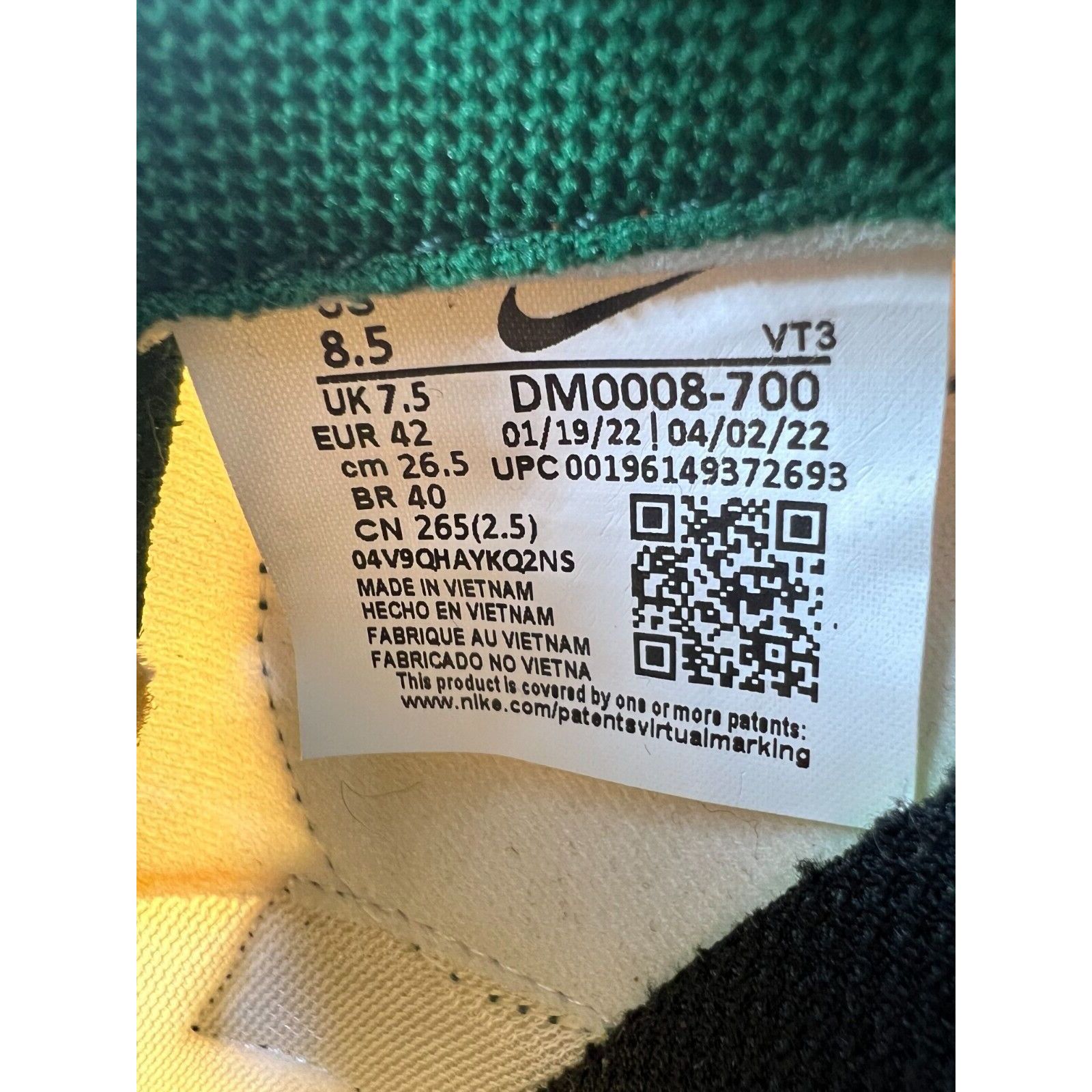 Nike Nike Air Max Pre-Day 'University Gold Gorge Green' Men's 8.5 Size US 8.5 / EU 41-42 - 3 Thumbnail