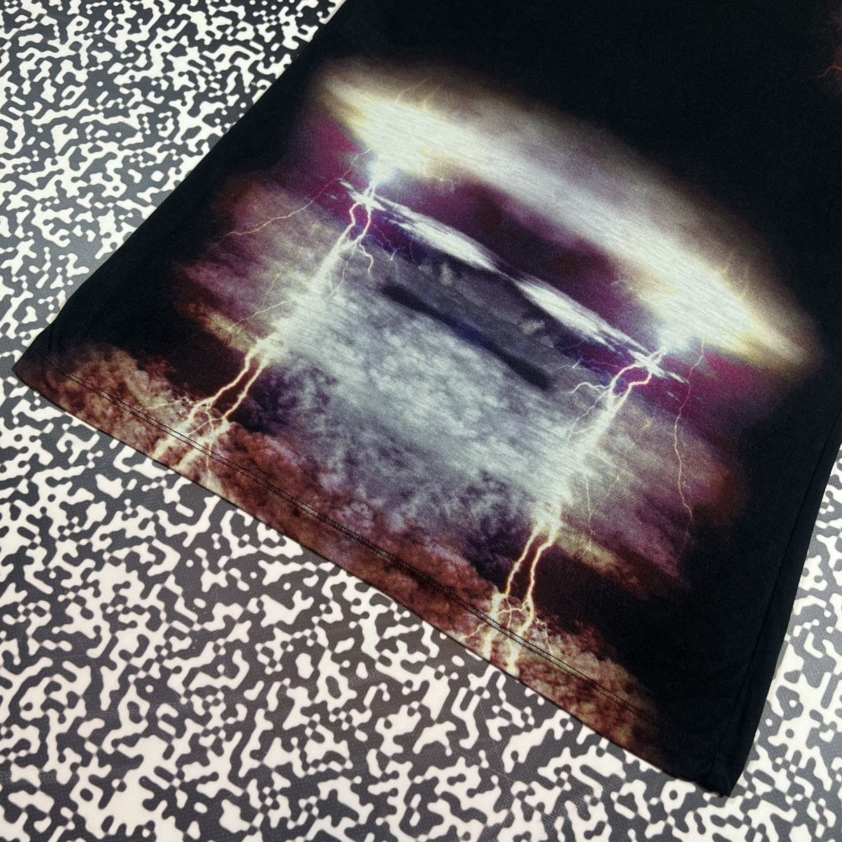 Vintage Y2K Alexander McQueen Lighting Bolt Rare Mini Dress