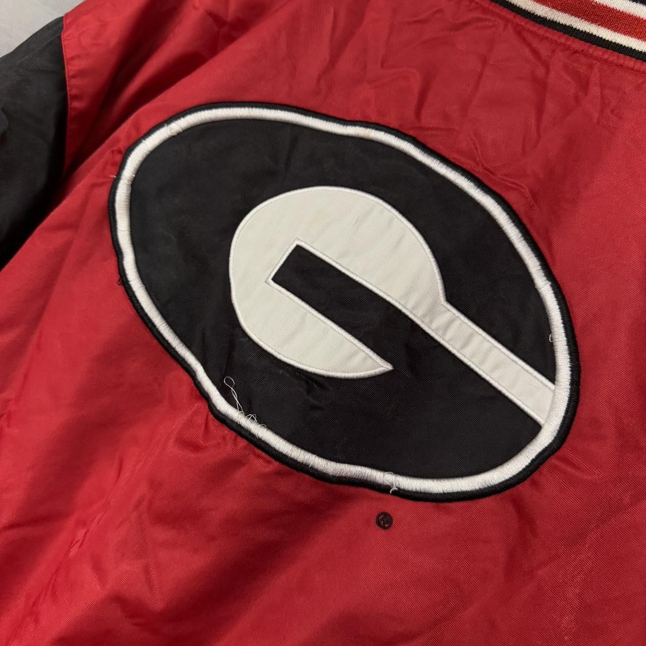 NCAA Vintage Georgia Bulldogs RR Designs Satin Bomber Jacket 3XL Size US XXL / EU 58 / 5 - 5 Thumbnail