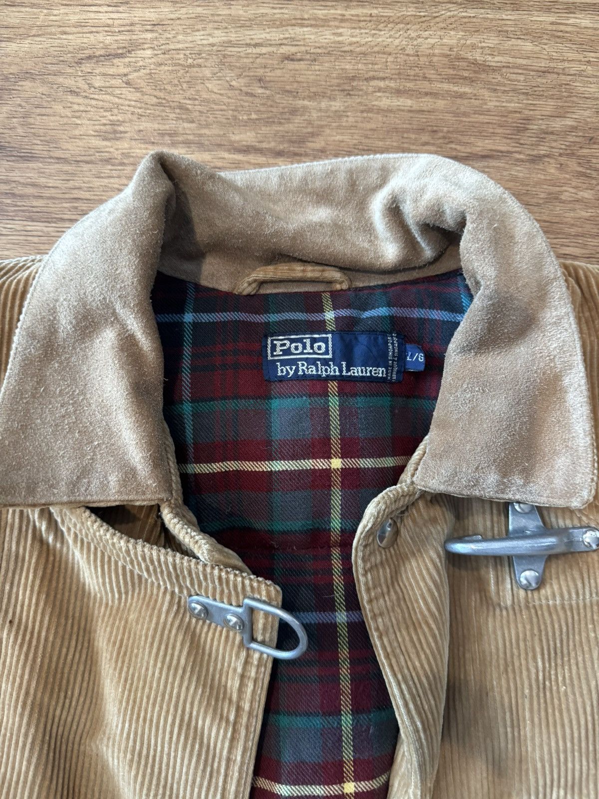 Polo Ralph Lauren Vintage Ralph Lauren Fireman Corduroy Lobster Clasp Jacket Size US L / EU 52-54 / 3 - 4 Thumbnail
