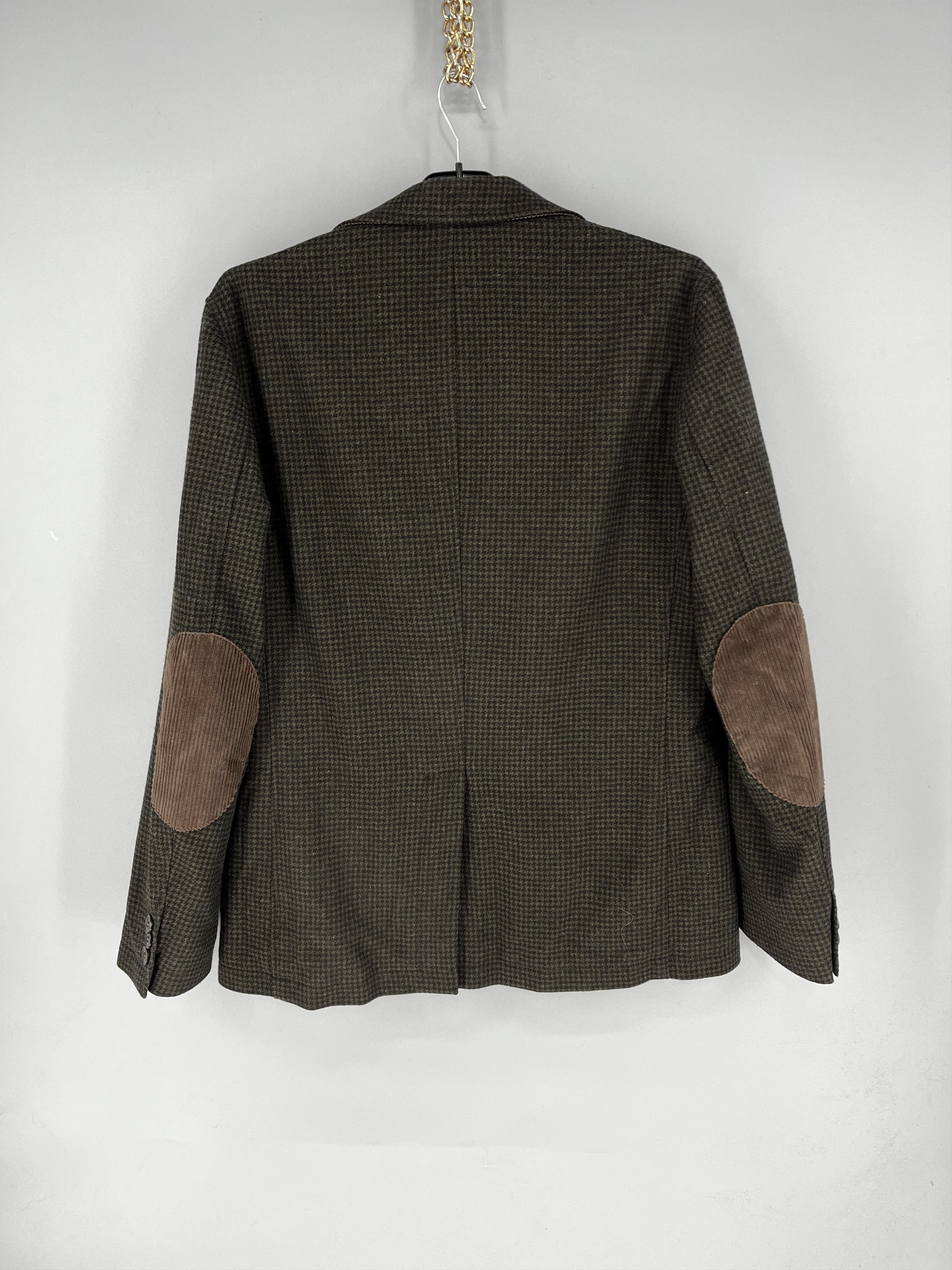 Cerruti 1881 Nano Cerruti Checkered Plaid Blazer Wool Coats Jacket Size 50S - 8 Thumbnail