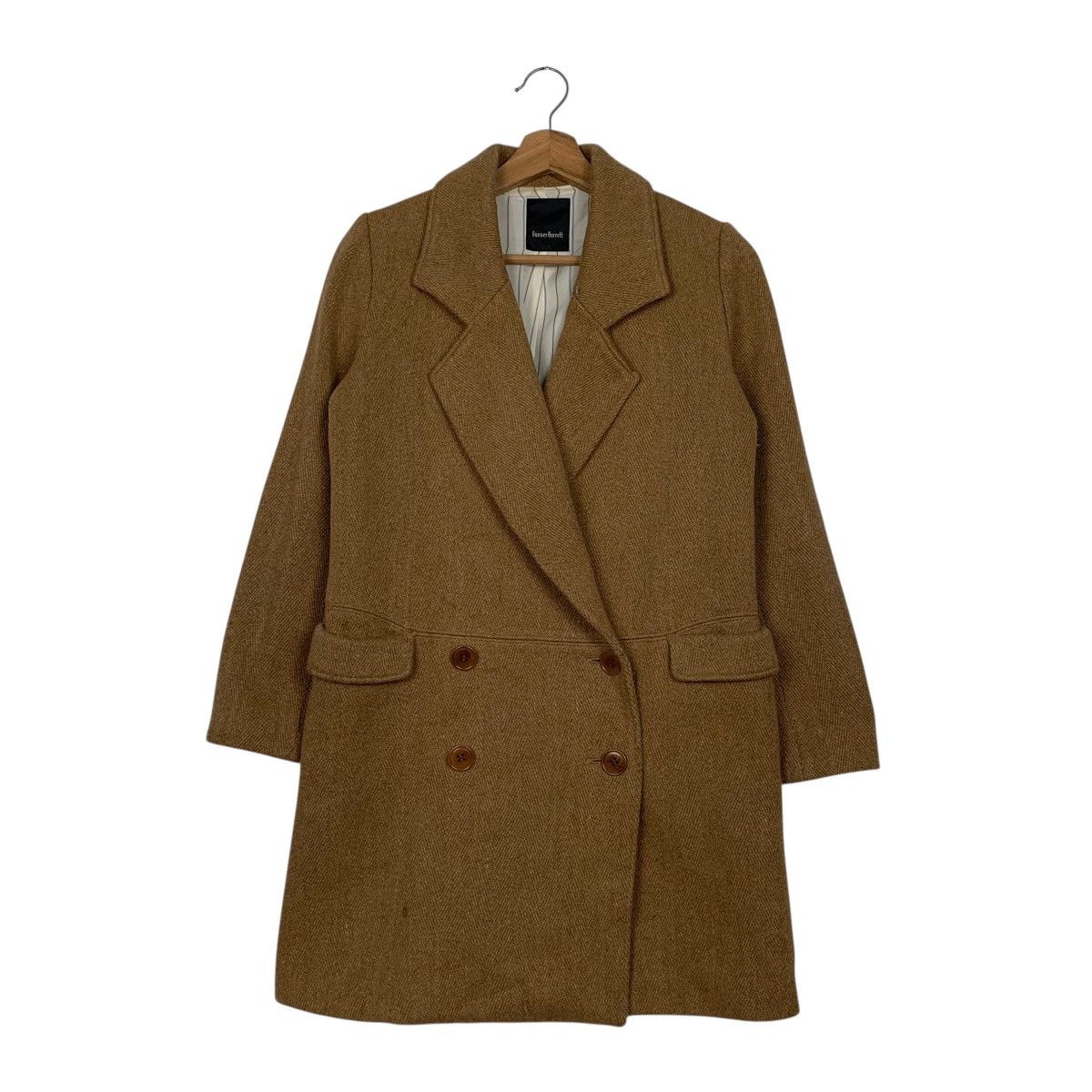 Other Banner Barrett Double Breasted Herringbone Coat Size XS / US 0-2 / IT 36-38 - 1 Thumbnail