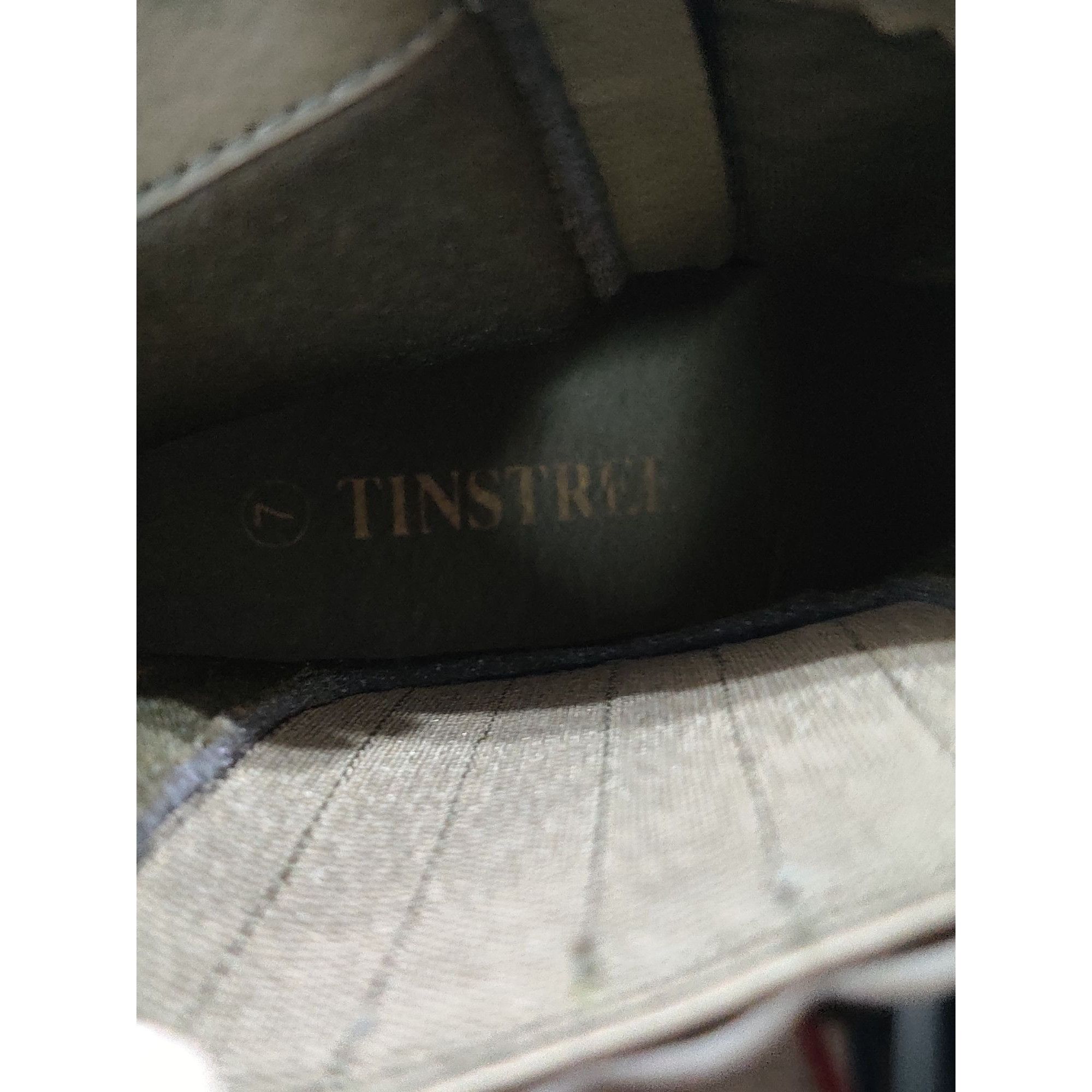 Other Tinstree 7 Womens Boots Olive Green Embroidered Cowboy Short Size US 7 / IT 37 - 6 Thumbnail