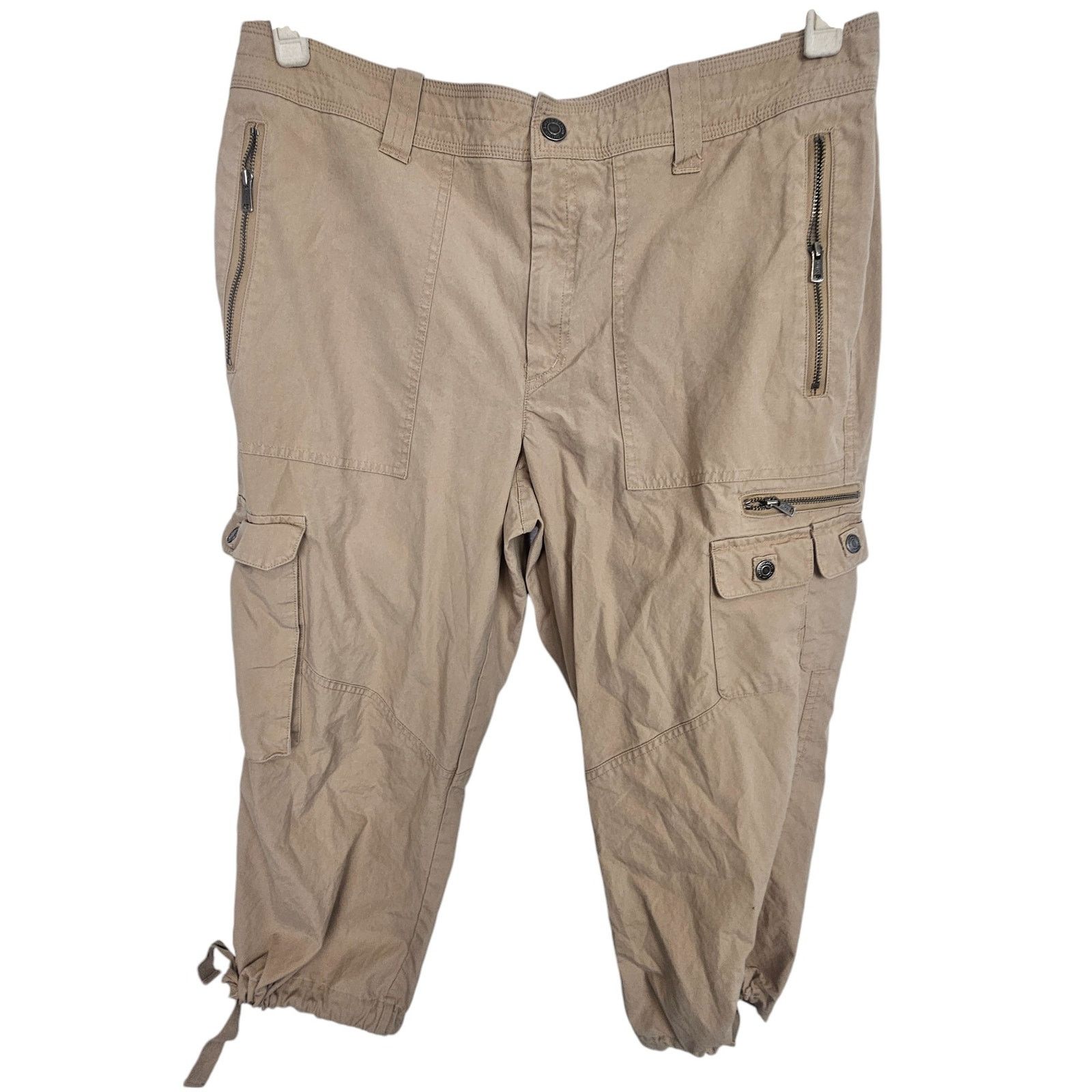 Ralph Lauren Ralph Lauren Womens Capri Cargo Pants Size 12 Safari Preppy Size 34" / US 12 / IT 48 - 1 Thumbnail