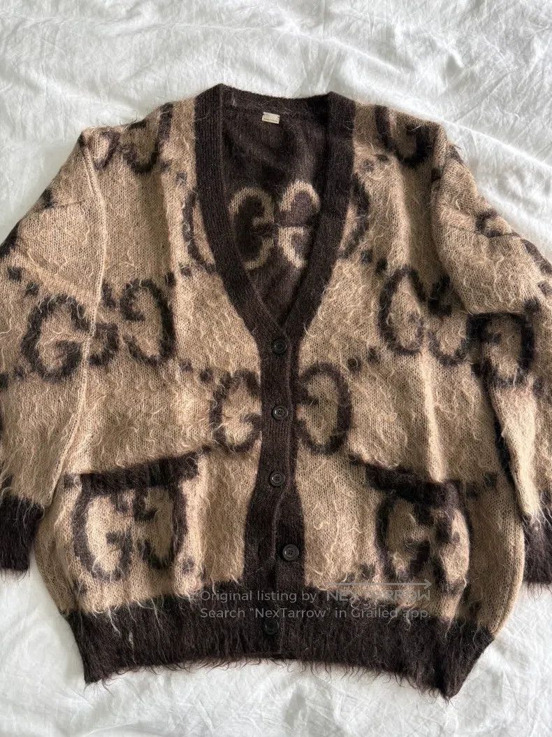 Gucci Gucci Old flower cardigan coat Size S / US 4 / IT 40 - 1 Thumbnail