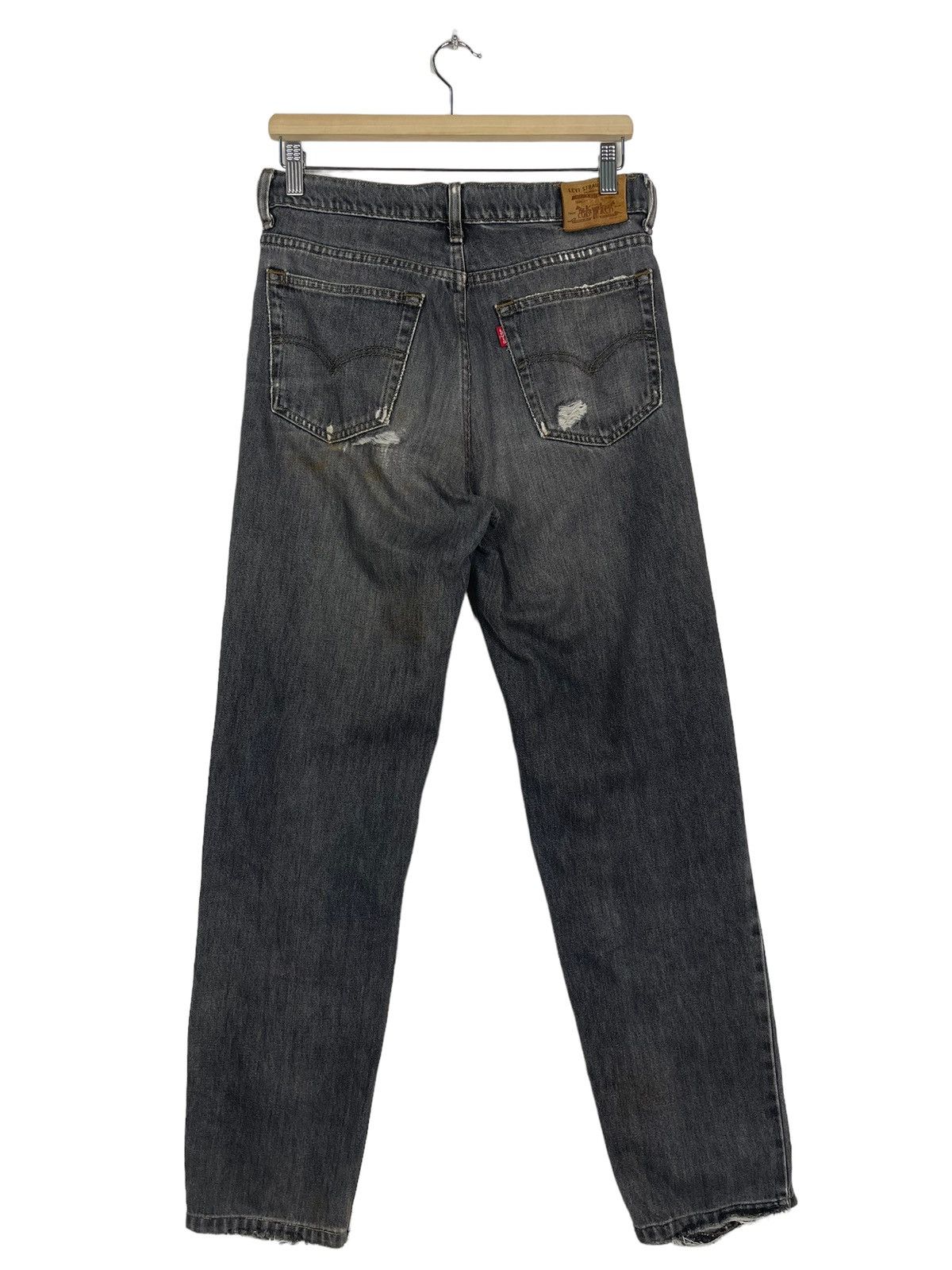 Levi's × Levi's Vintage Clothing Vintage Levis Black Distressed Denim Zipper Fly Size US 30 / EU 46 - 13 Thumbnail