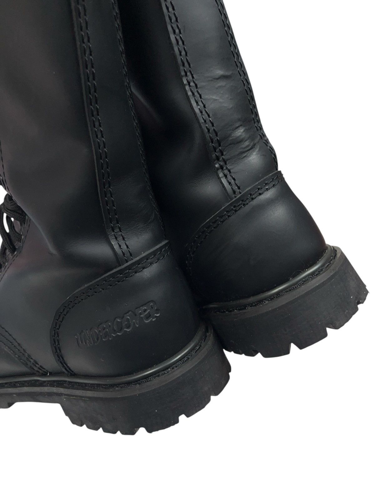 Undercover Vintage Undercover 20 Eye High Leather Combat Boot Steel Toe Size US 9 / EU 42 - 10 Thumbnail
