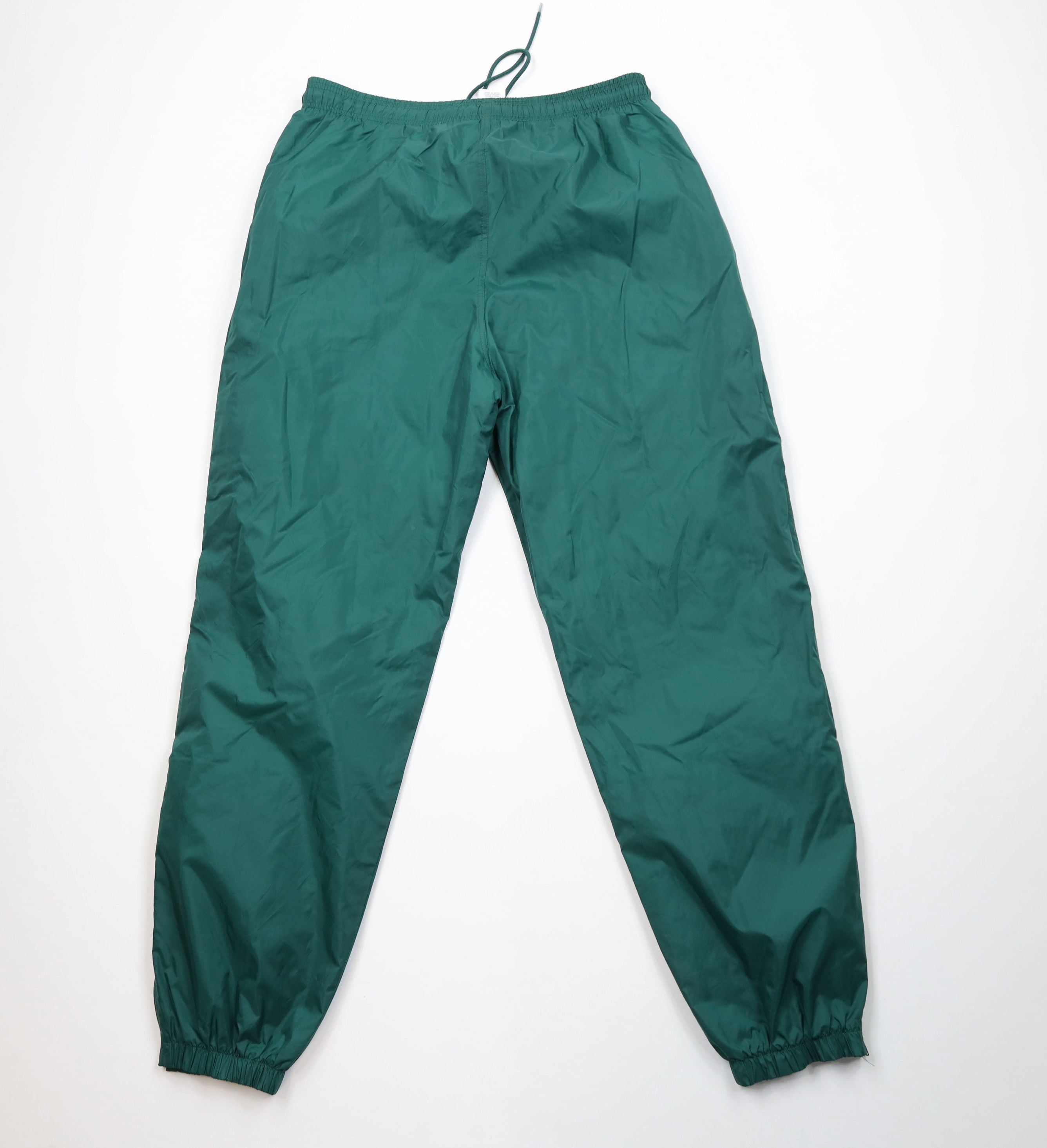Adidas × Vintage Vintage 90s Adidas Nylon Windbreaker Jogger Pants Green Size US 36 / EU 52 - 11 Thumbnail