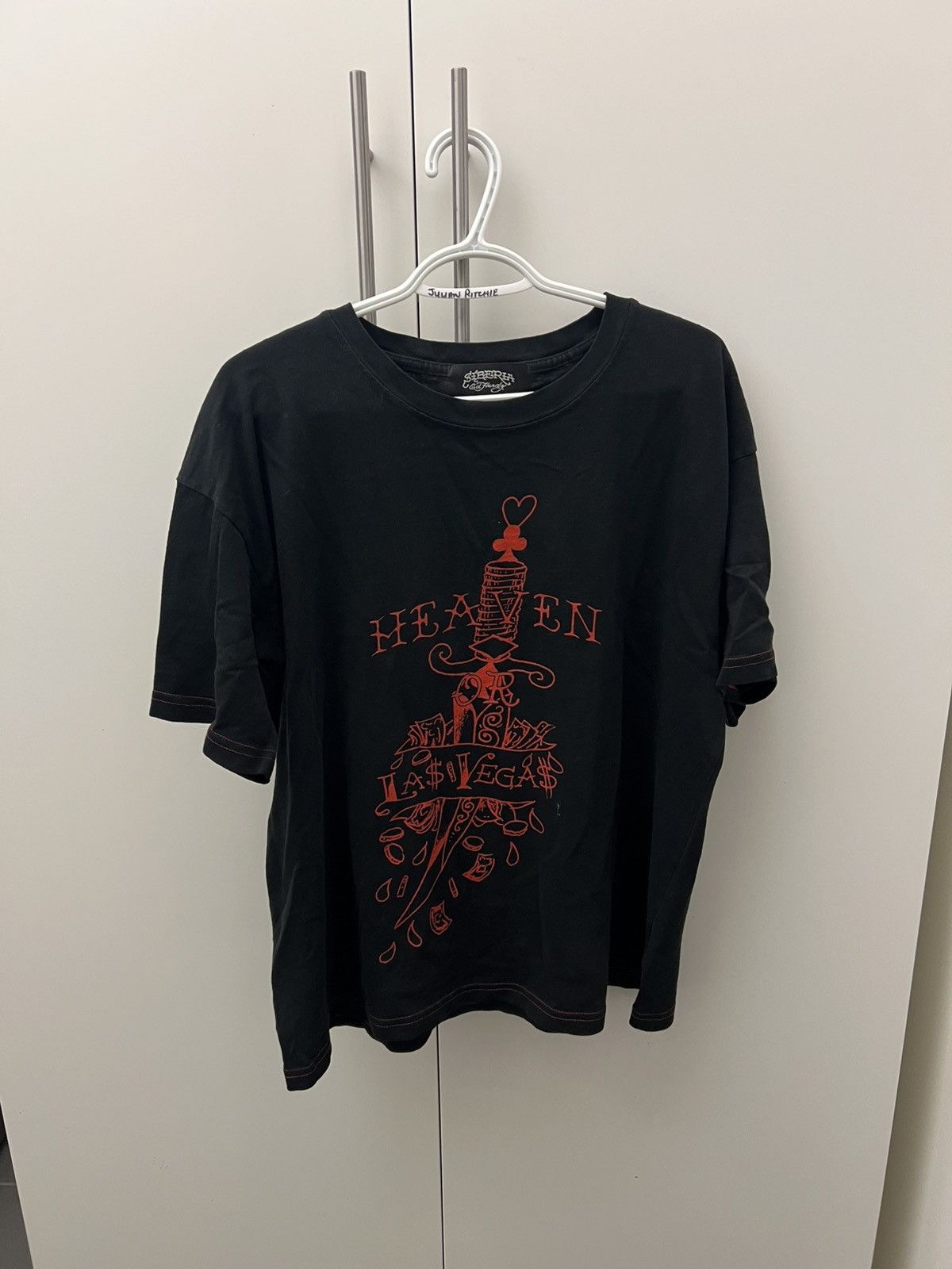 Ed Hardy × Siberia Hills Ed Hardy Siberia Hills Heaven Sin City T Shirt Size US L / EU 52-54 / 3 - 1 Thumbnail