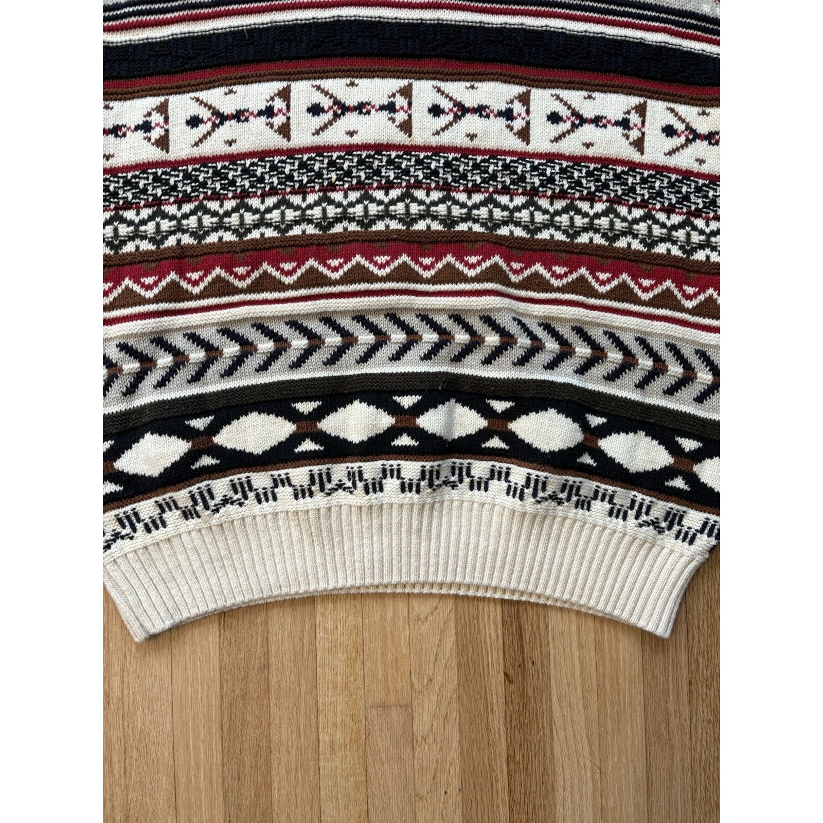 Vintage Vintage 80s Ashley Knit Men's Sweater Nordic Crewneck XL Size US XL / EU 56 / 4 - 5 Thumbnail