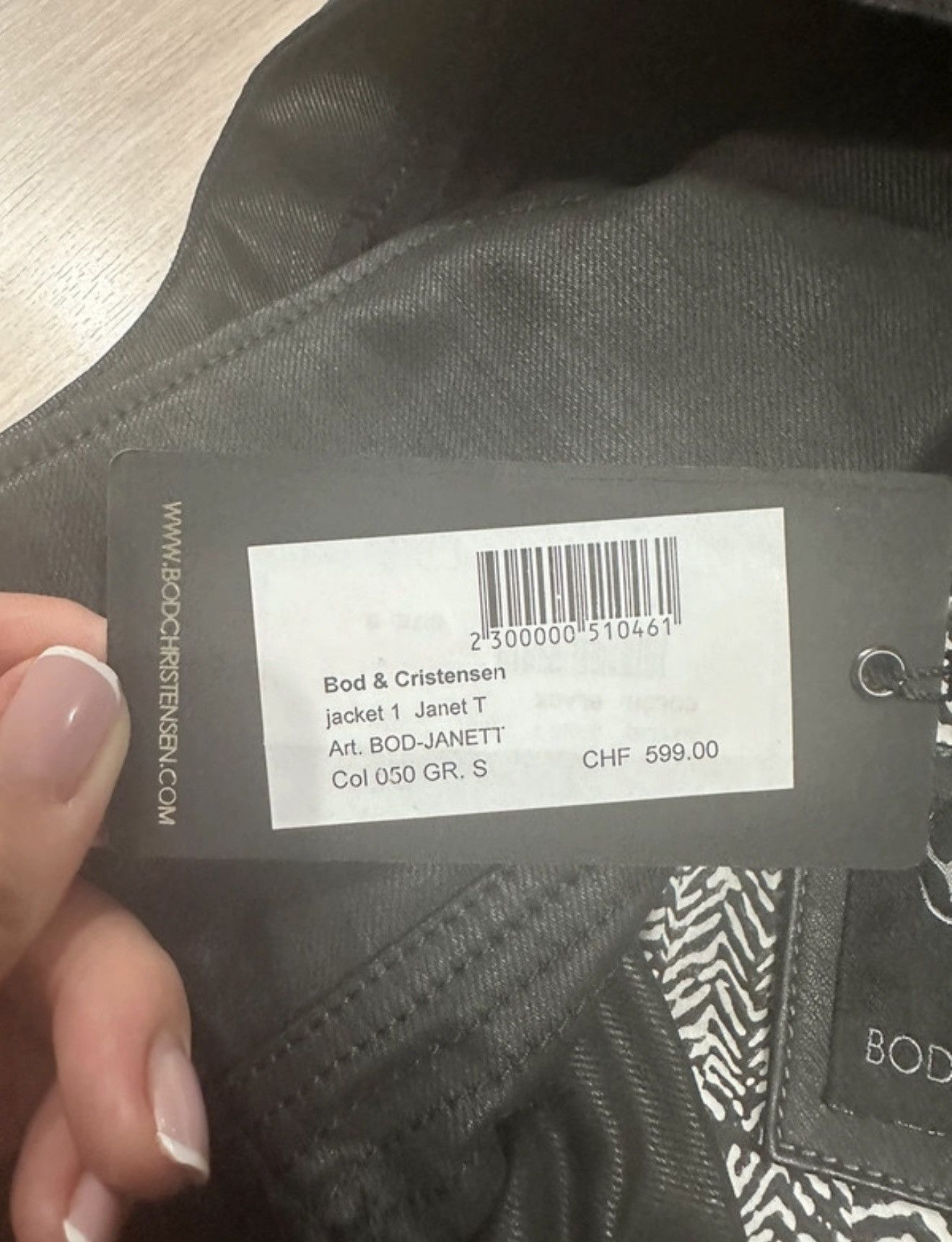 Vintage new with tags coat genuine leather by Bod&Christensen S Size S / US 4 / IT 40 - 6 Thumbnail