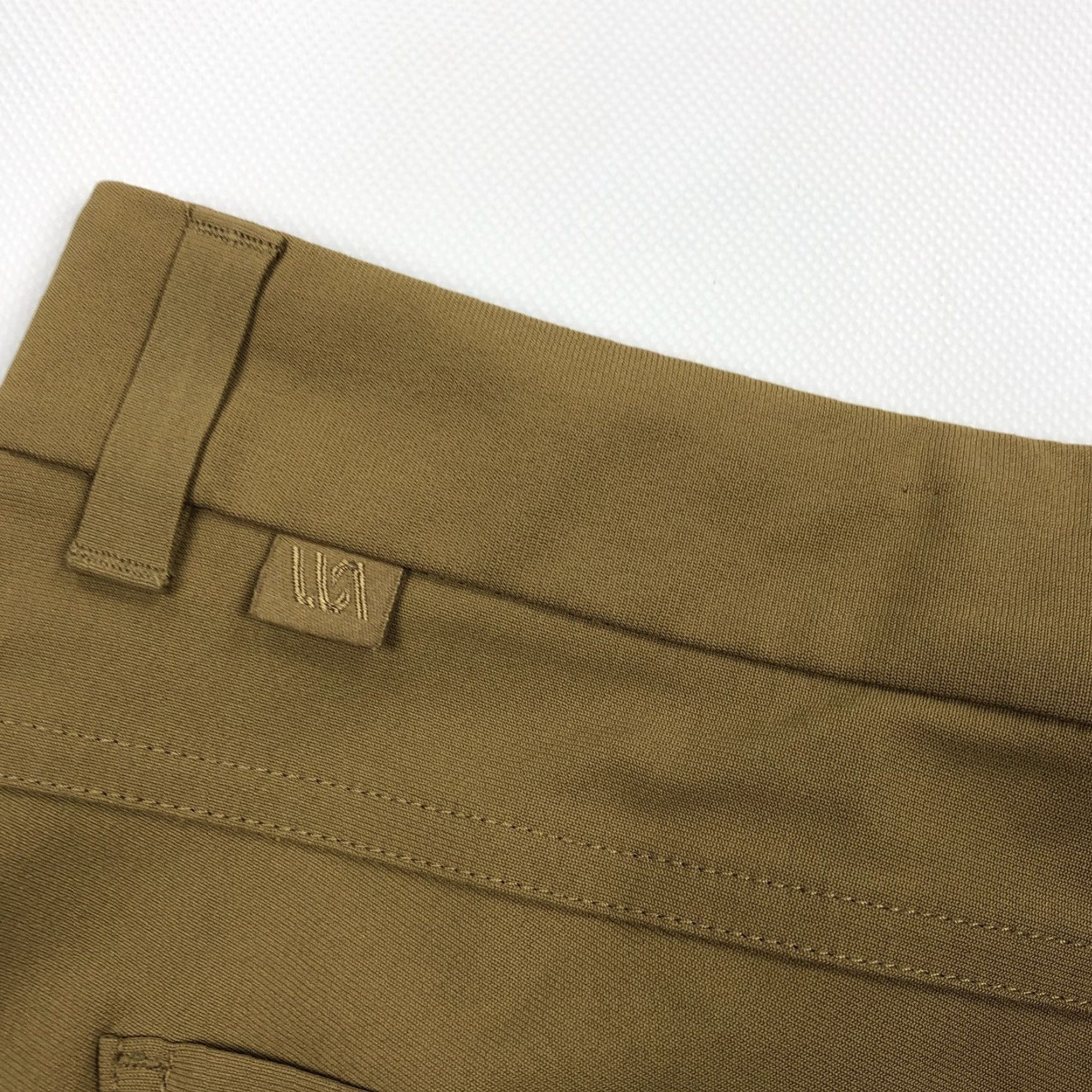 Vintage VRST Mens Pants W38 L30 Athletic Chino Tech Fabric Khaki Brown Stretch Breathable Pockets Size US 38 / EU 54 - 5 Thumbnail
