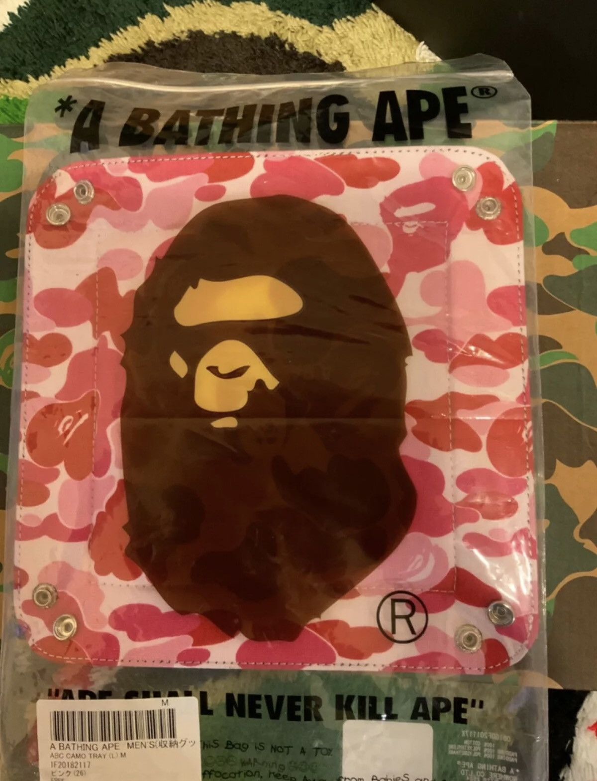 Bape A BATHING APE ABC PINK TRAY Size ONE SIZE - 4 Thumbnail