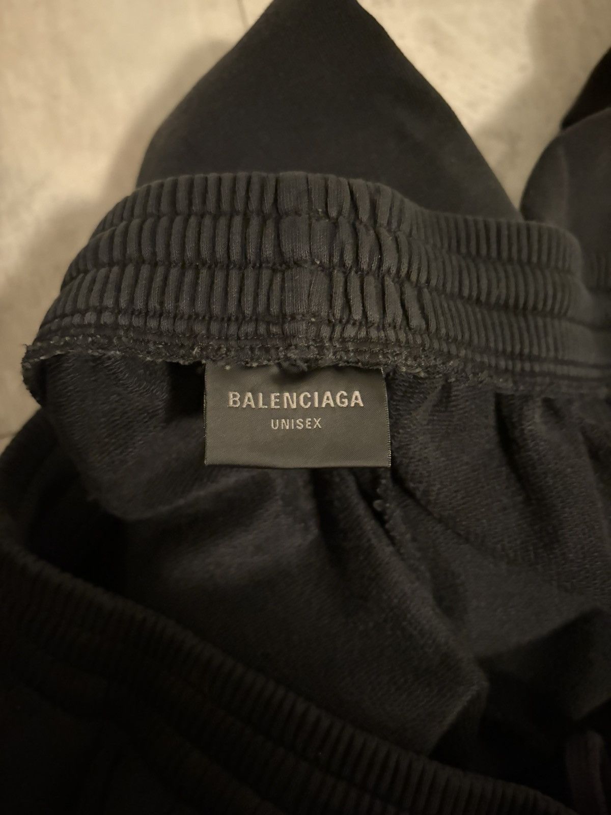 Balenciaga SS2023 Balenciaga Mudshow Hybrid Black 50/50 Half Sweatpant Size US 32 / EU 48 - 3 Thumbnail