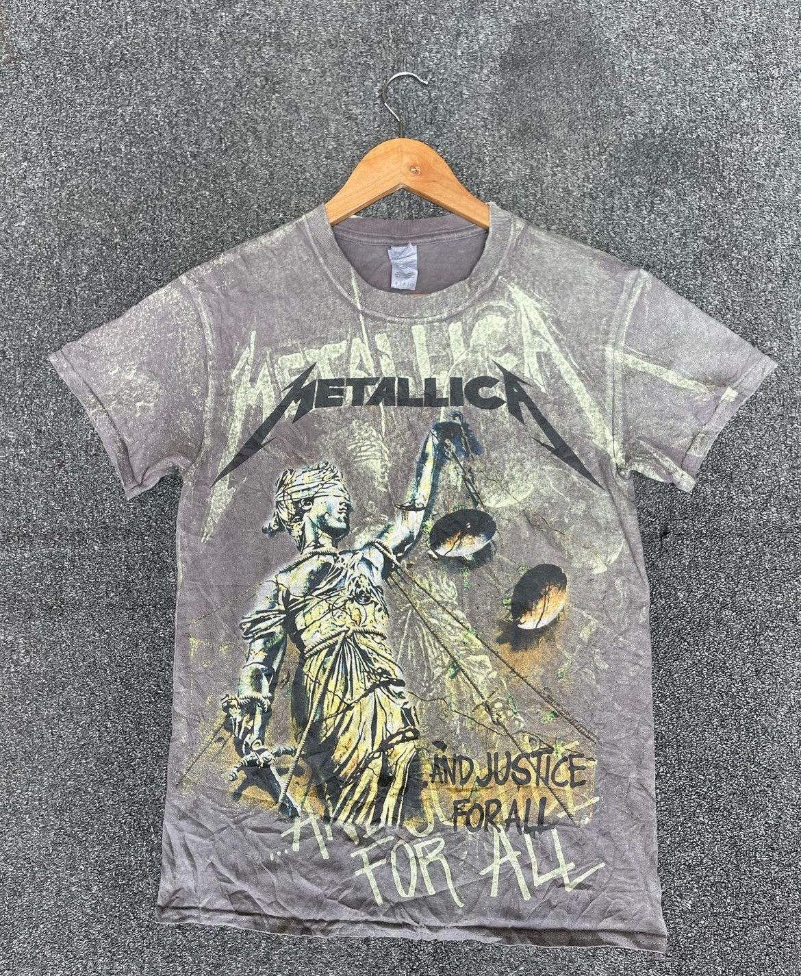 T-Shirt Metallica And Justice For All - Officiel - Heavy Metal - Unisexe Adulte