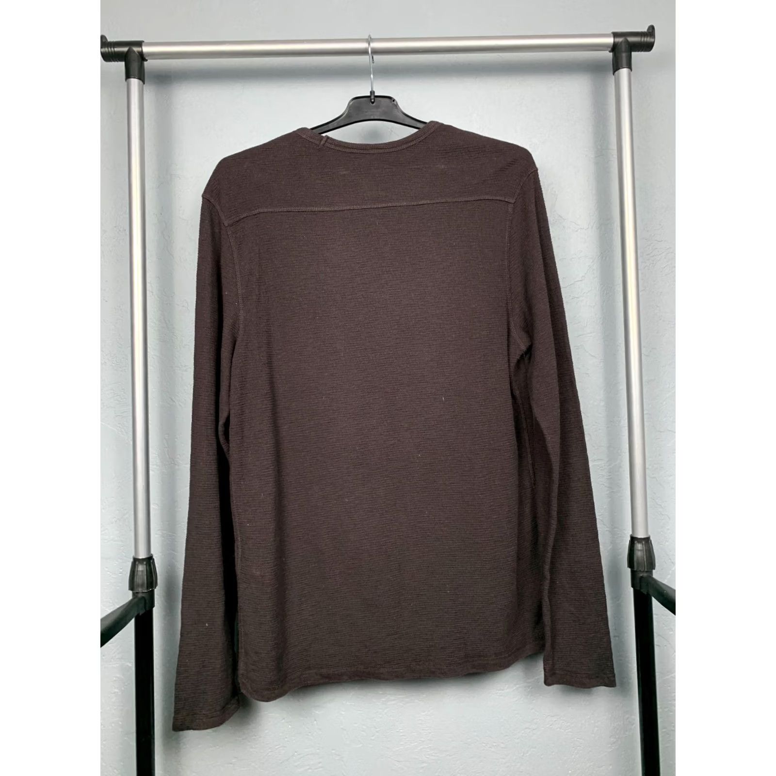 Allsaints Allsaints Mens Clash Crew Neck Long Sleeve T-Shirt M Blue Mens Regular Fit Shirt Size US M / EU 48-50 / 2 - 5 Thumbnail