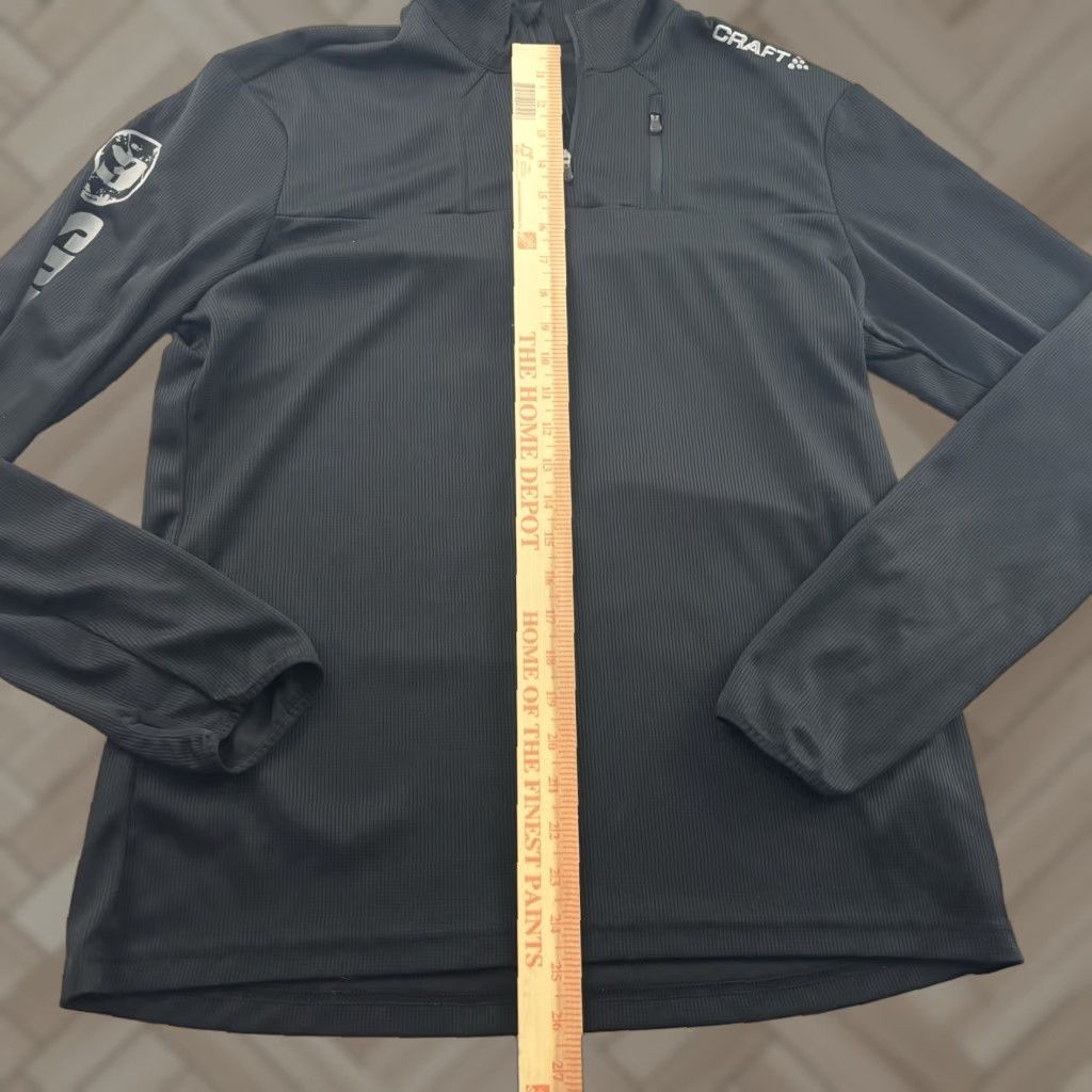 Vintage Craft Spartan 1/4 Zip Long Sleeve Pullover Athletic Jacket Men's Large Black Size US L / EU 52-54 / 3 - 1 Thumbnail