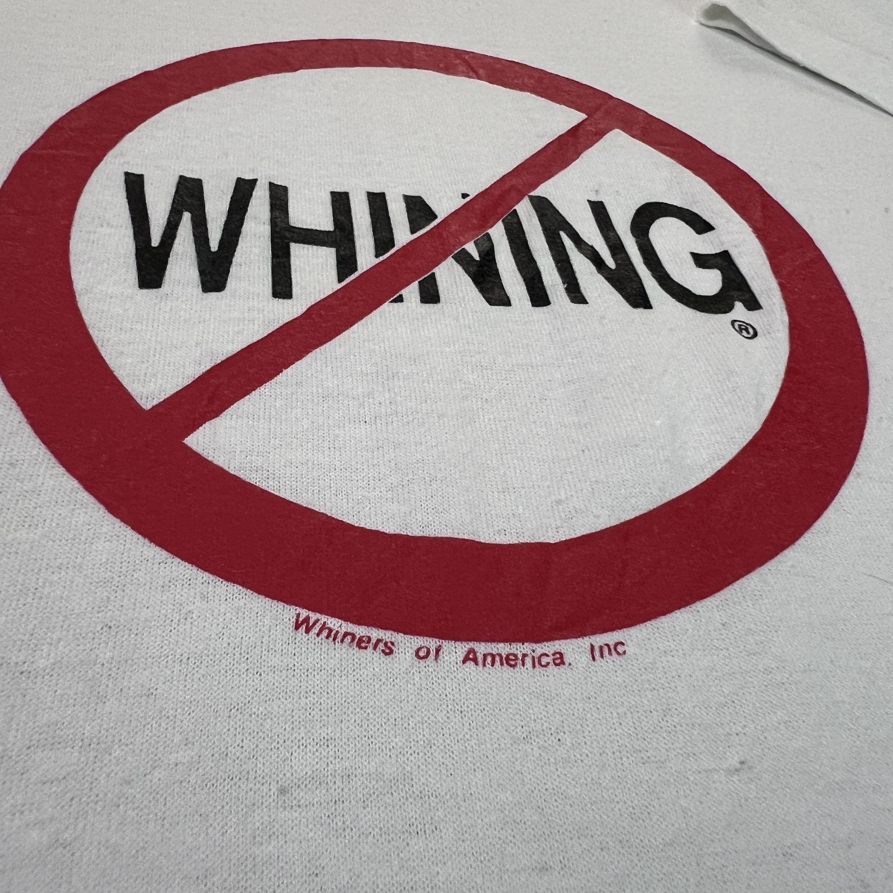 Vintage Vintage 90s No Whining Tee Size US L / EU 52-54 / 3 - 3 Thumbnail